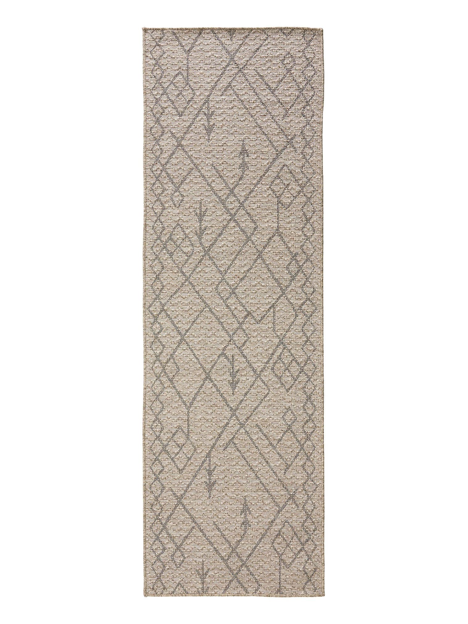 Rug made of 100% Polypropylene in Beige with a 6 - 10 mm high pile by benuta Nest