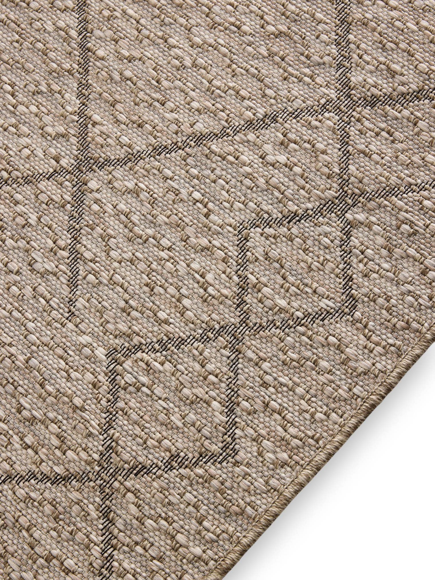 Rug made of 100% Polypropylene in Beige with a 6 - 10 mm high pile by benuta Nest