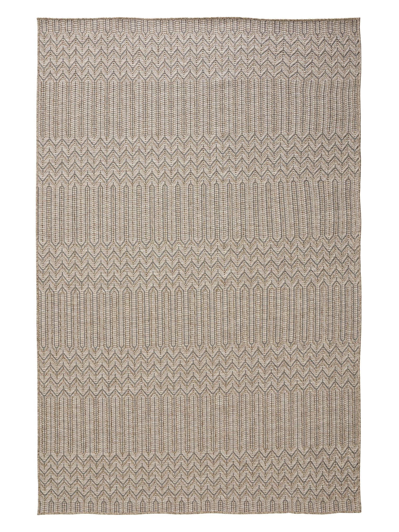 Rug made of 100% Polypropylene in Beige with a 6 - 10 mm high pile by benuta Nest