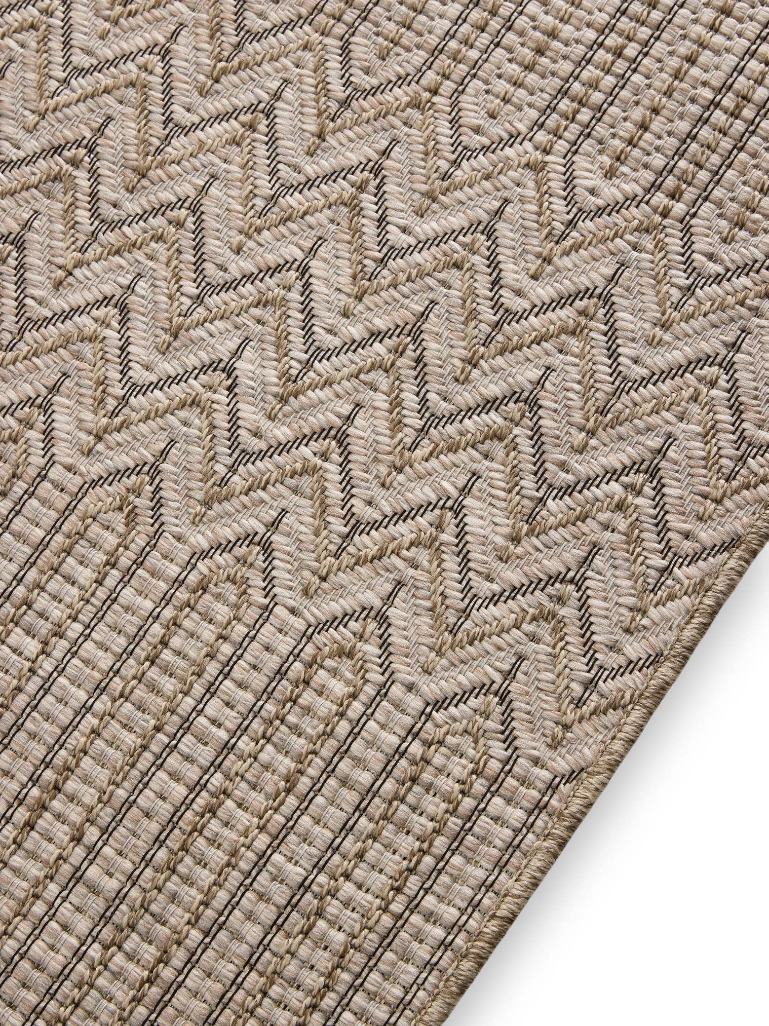 Rug made of 100% Polypropylene in Beige with a 6 - 10 mm high pile by benuta Nest