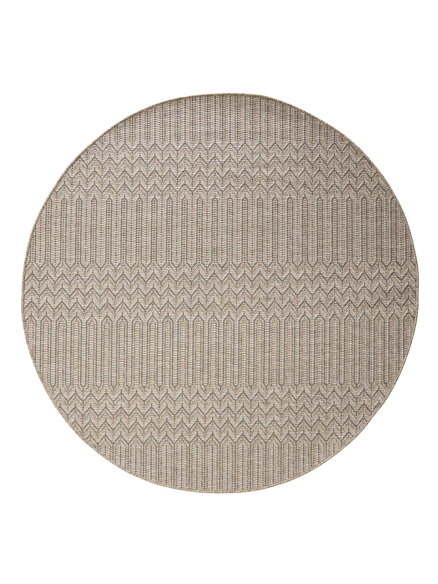 Rug made of 100% Polypropylene in Beige with a 6 - 10 mm high pile by benuta Nest