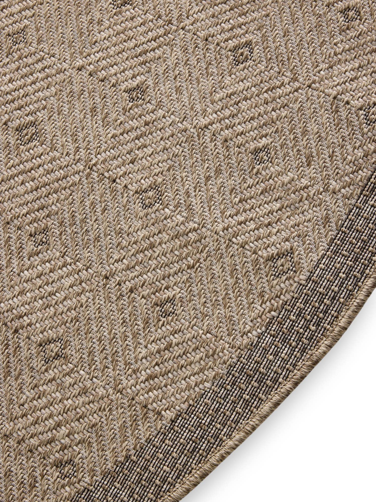 Rug made of 100% Polypropylene in Beige with a 6 - 10 mm high pile by benuta Nest