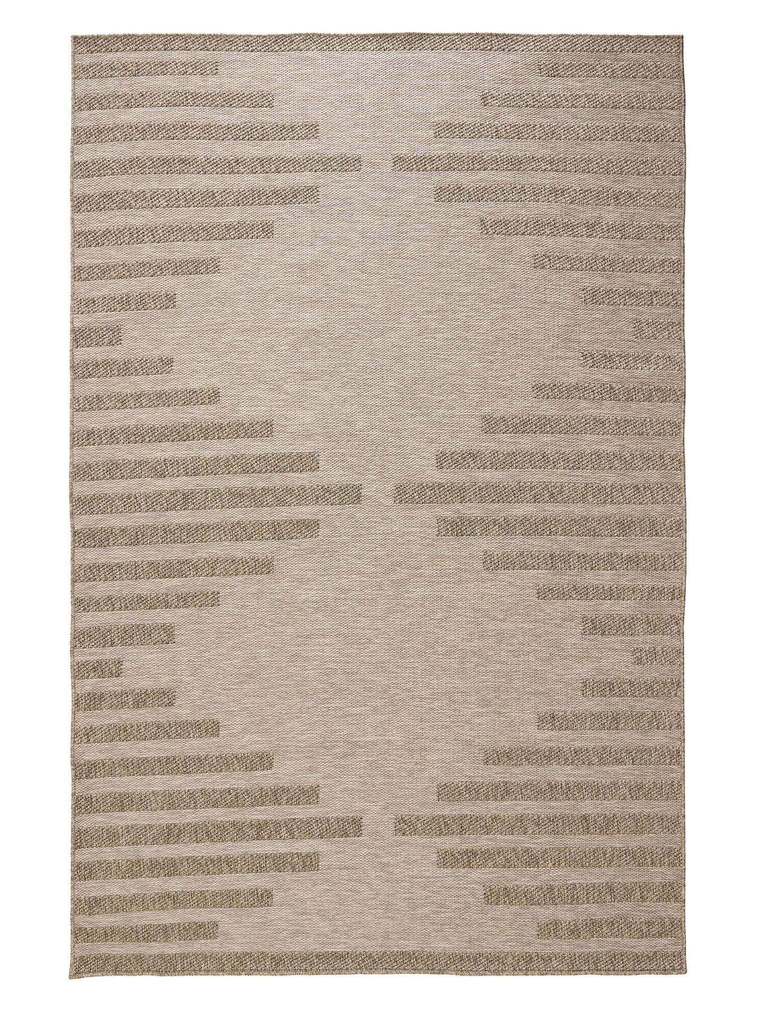 Rug made of 100% Polypropylene in Beige with a 6 - 10 mm high pile by benuta Nest