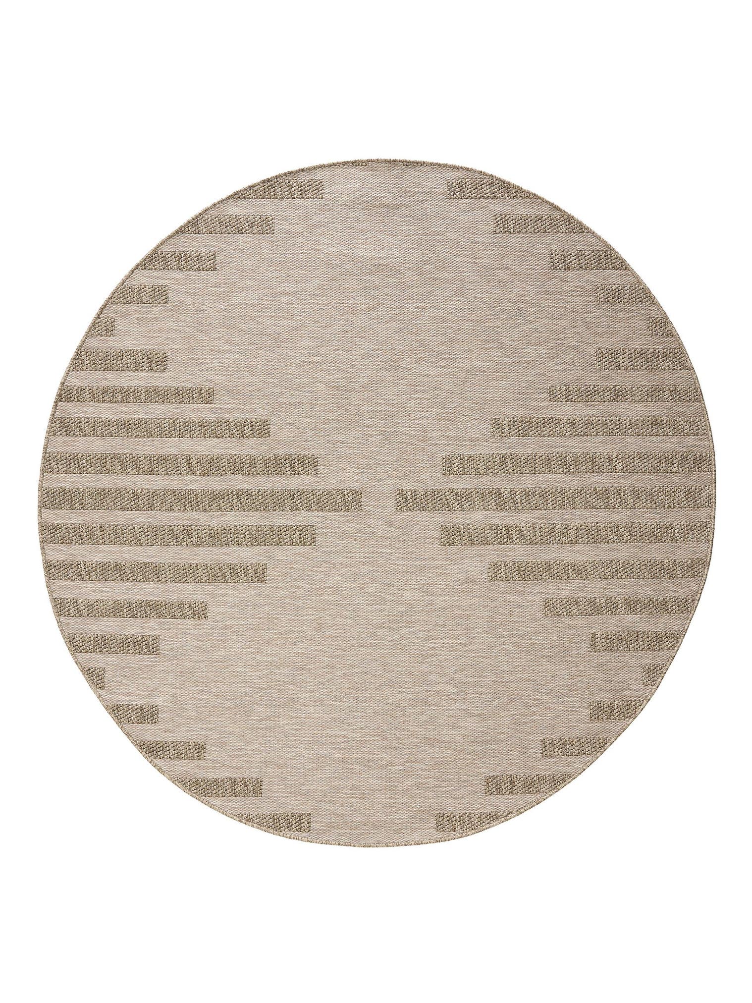 Rug made of 100% Polypropylene in Beige with a 6 - 10 mm high pile by benuta Nest