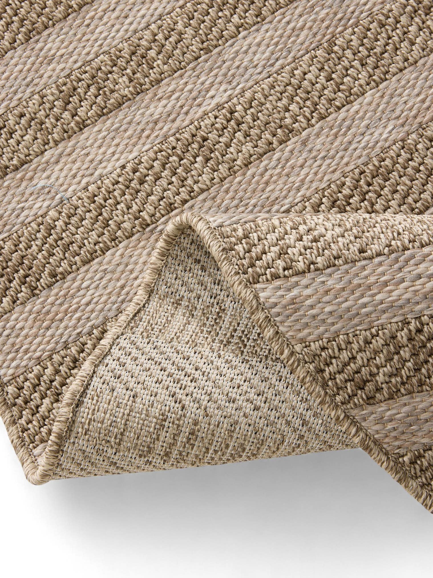 Rug made of 100% Polypropylene in Beige with a 6 - 10 mm high pile by benuta Nest