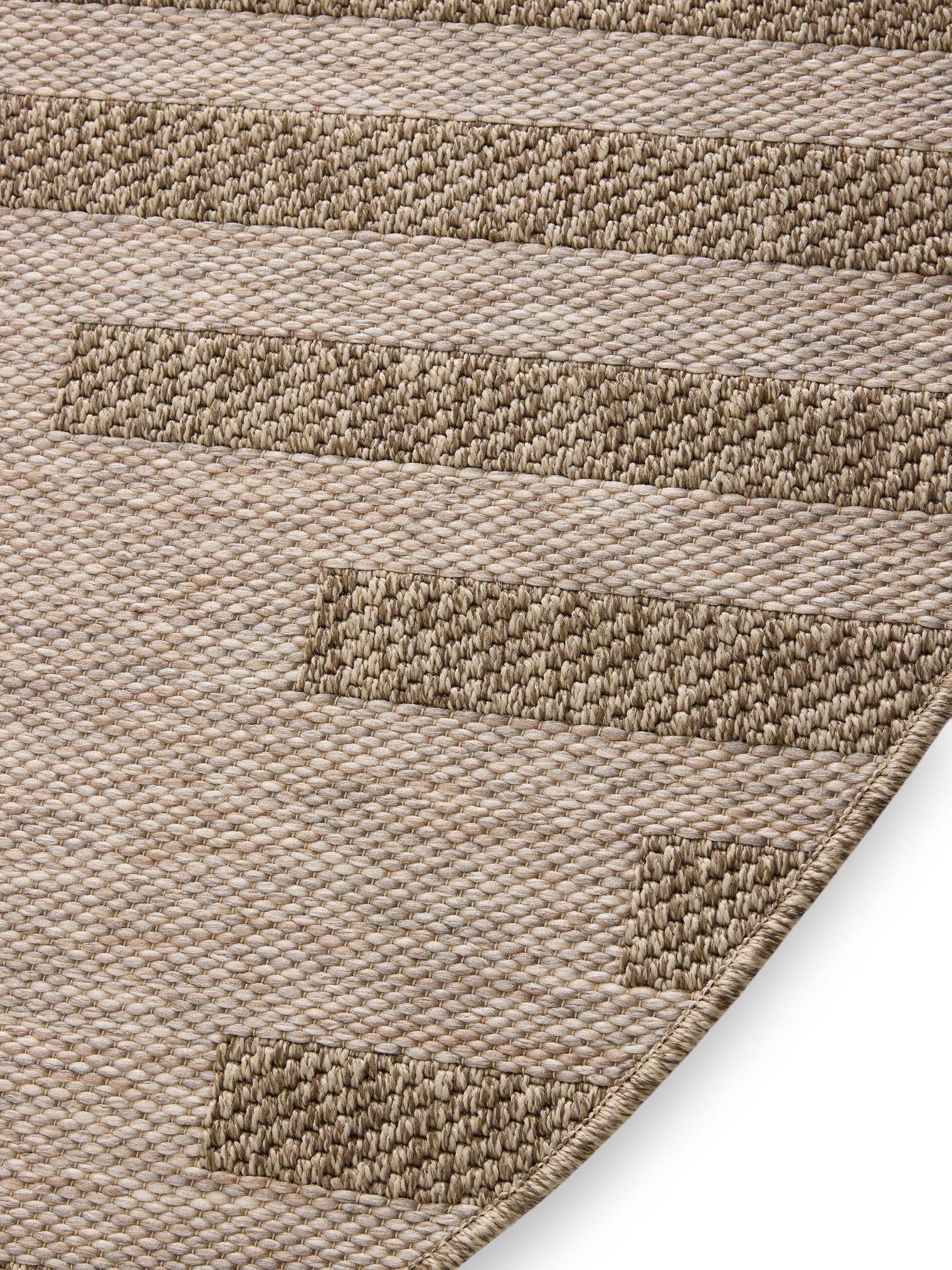 Rug made of 100% Polypropylene in Beige with a 6 - 10 mm high pile by benuta Nest