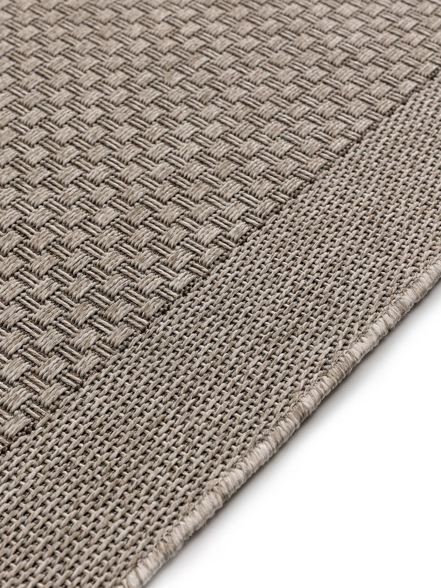 Rug made of 100% Polypropylene in Grey with a 6 - 10 mm high pile by benuta Nest