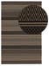 Alfombra de exterior & interior Naoto Beige/Negro