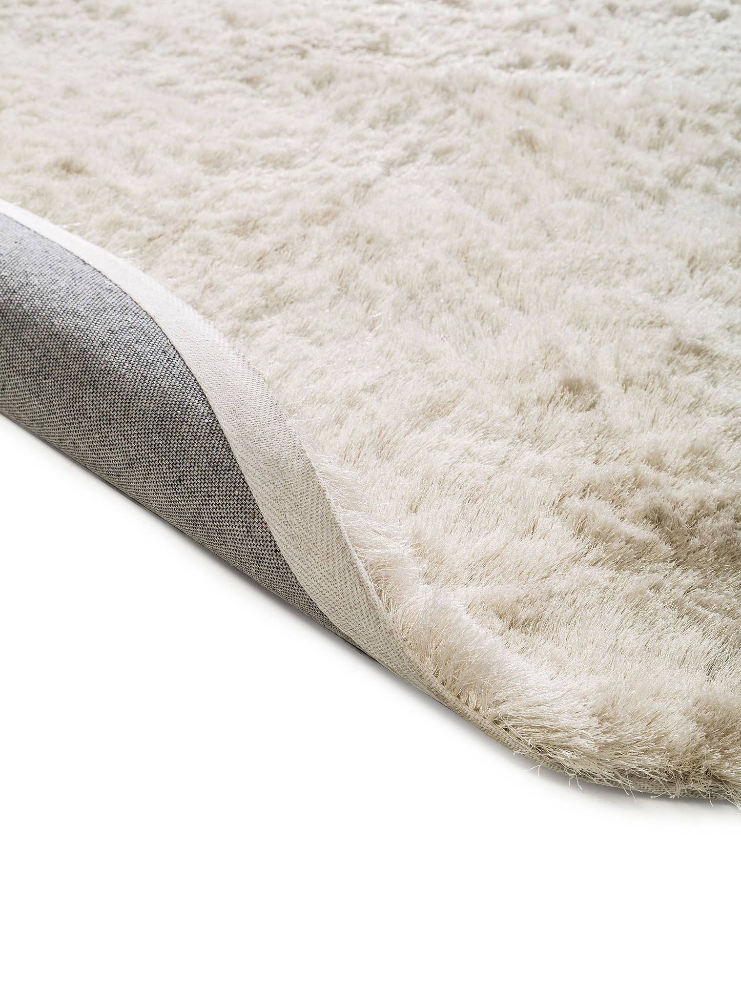 Teppich aus 100% Polyester in Beige mit 31 bis 40 mm hohem Flor von benuta Nest