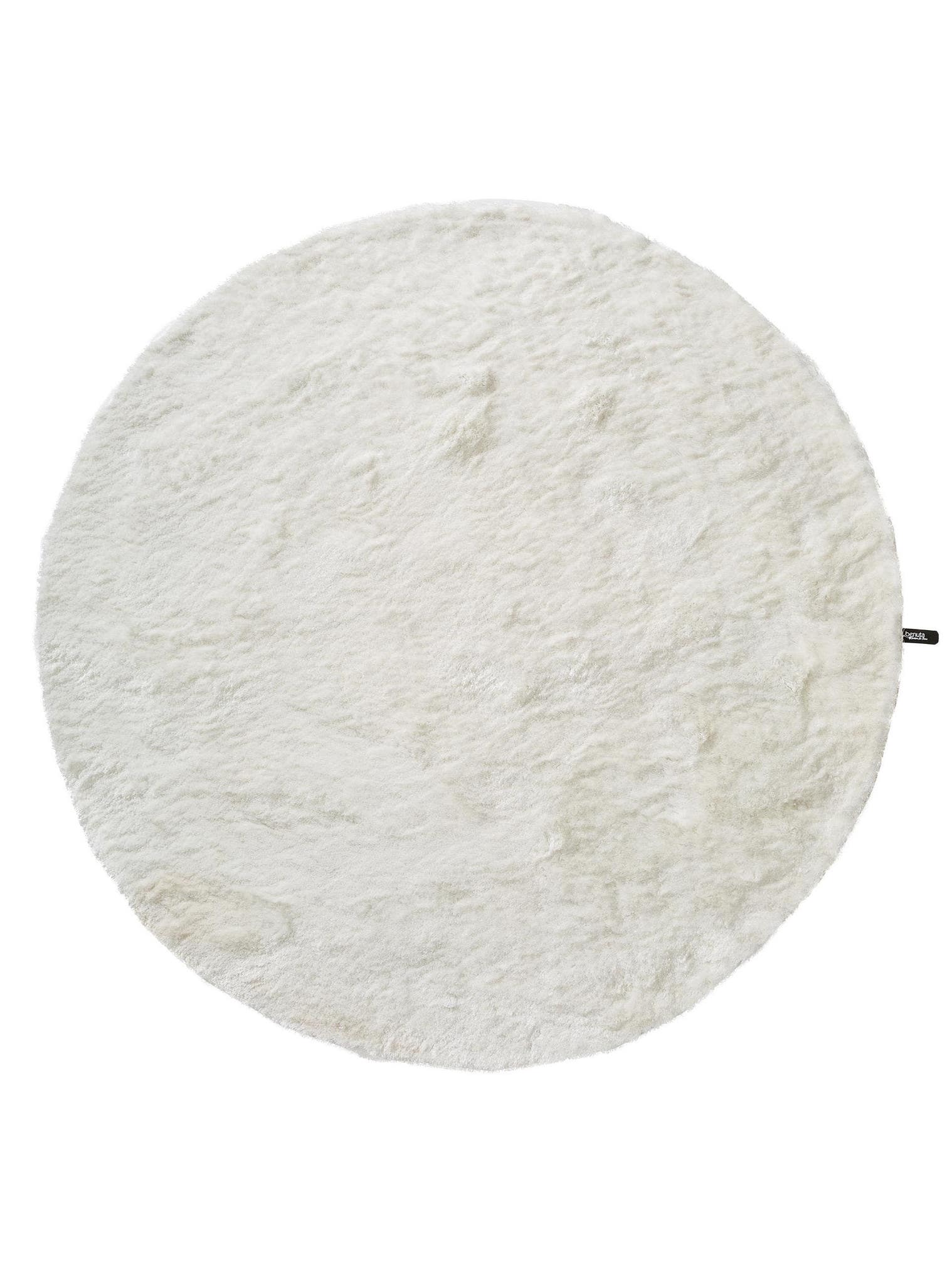 Tapis en 100% Polyester en Blanc avec une pile de 31 - 40 mm de hauteur de benuta Nest