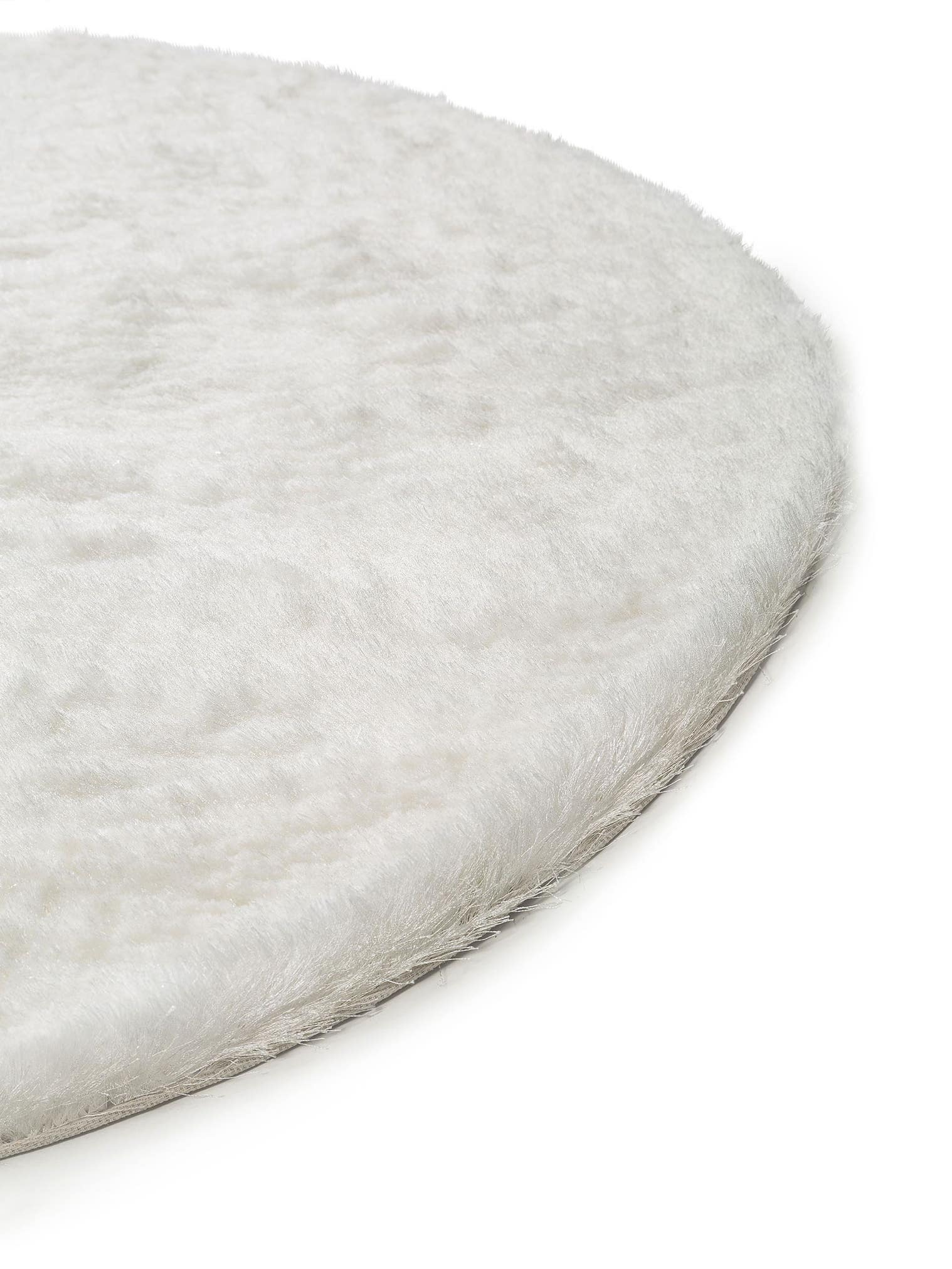Tapis en 100% Polyester en Blanc avec une pile de 31 - 40 mm de hauteur de benuta Nest
