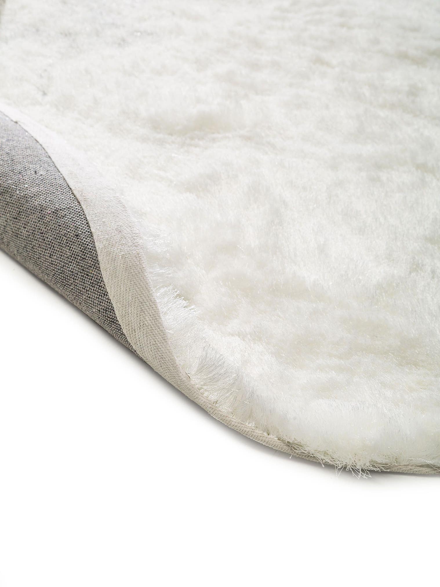 Tapis en 100% Polyester en Blanc avec une pile de 31 - 40 mm de hauteur de benuta Nest