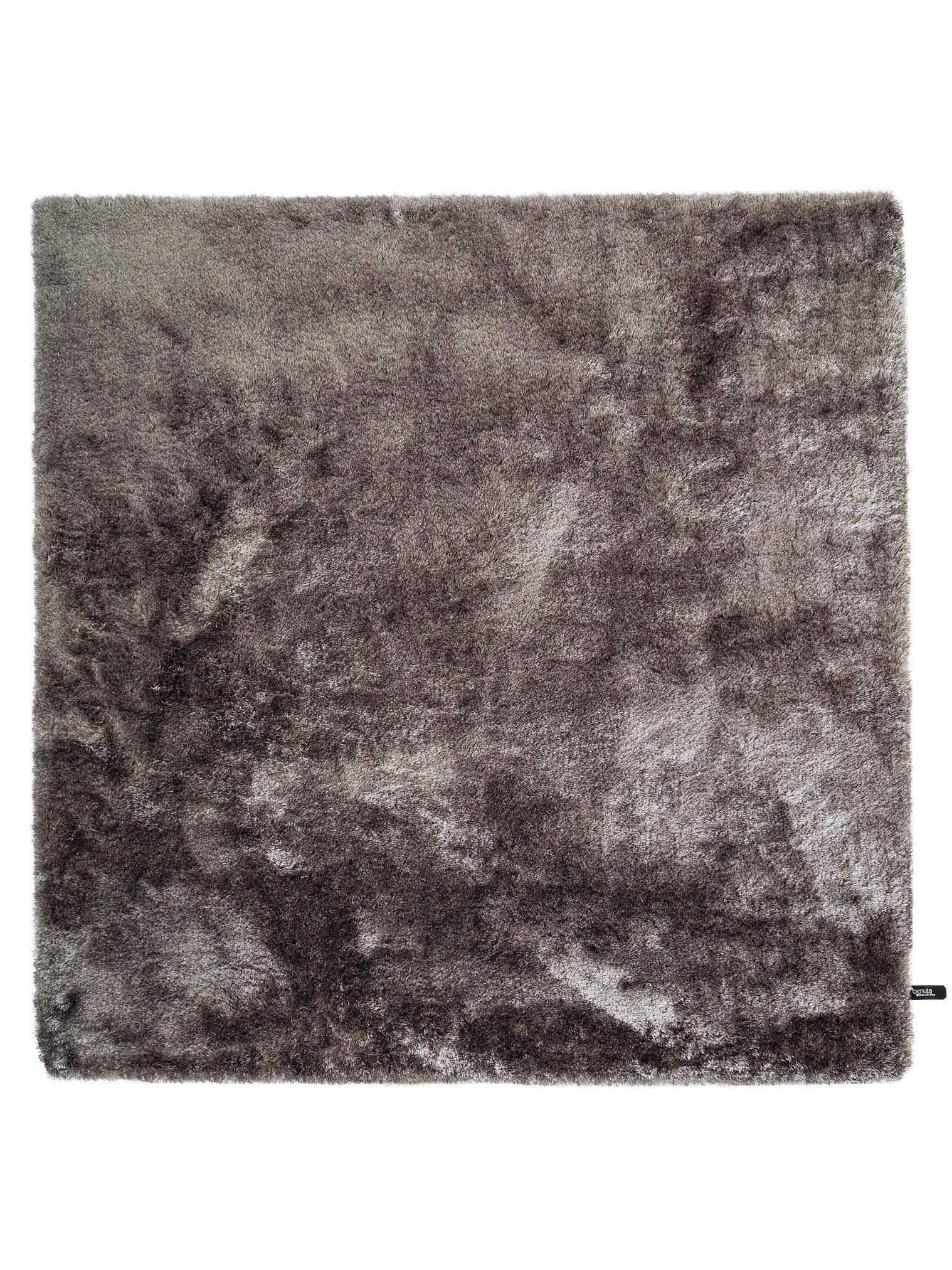 Tappeto di 100% Poliestere in Grigio con pelo alto 31 - 40 mm da benuta Nest
