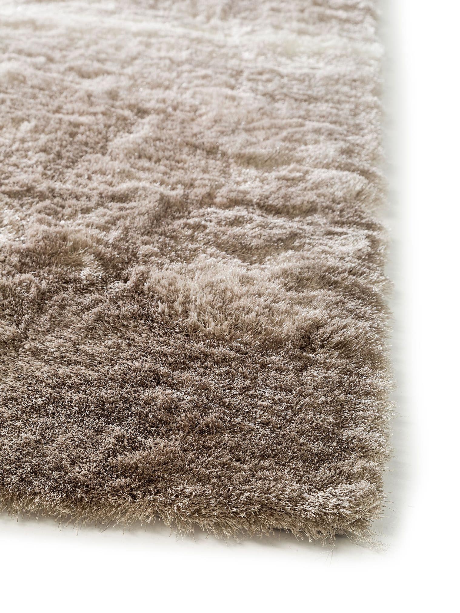 Teppich aus 100% Polyester in Beige mit 31 bis 40 mm hohem Flor von benuta Nest