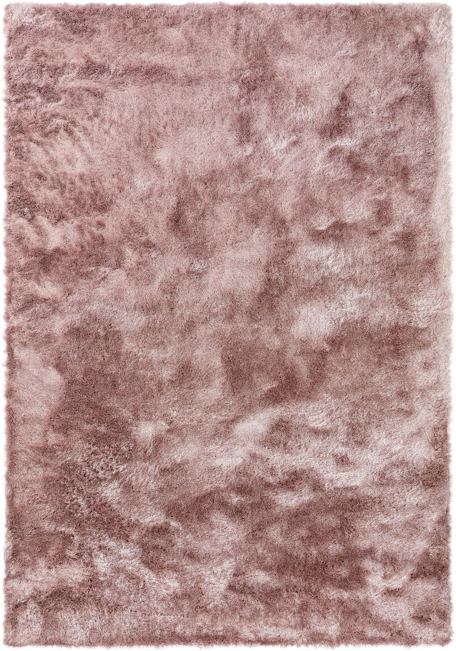 Tappeto di 100% Poliestere in Rosa con pelo alto 31 - 40 mm da benuta Nest