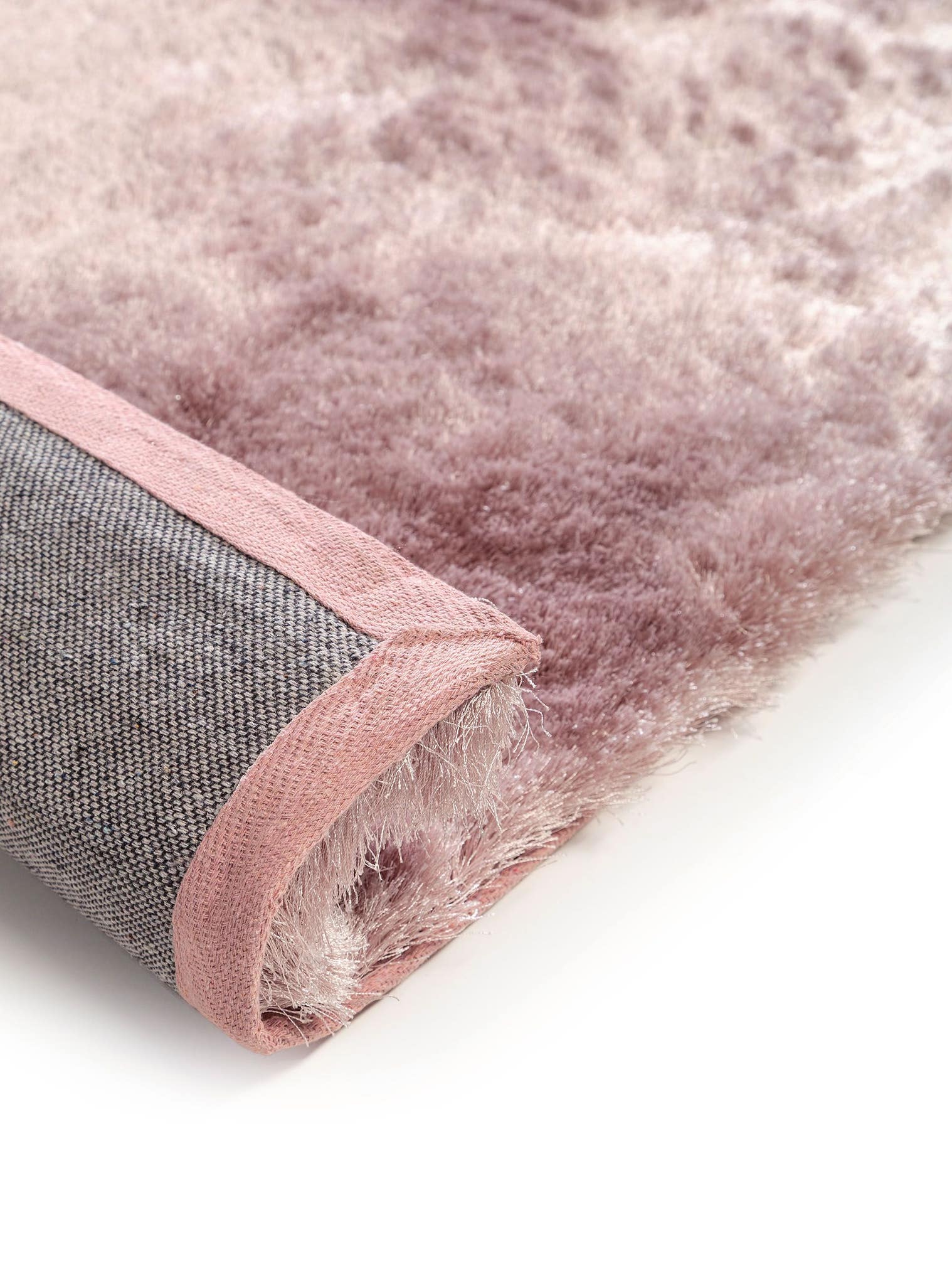 Tappeto di 100% Poliestere in Rosa con pelo alto 31 - 40 mm da benuta Nest