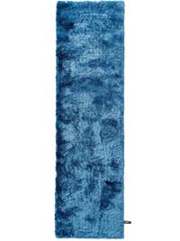 Hochflorteppich Whisper Blau