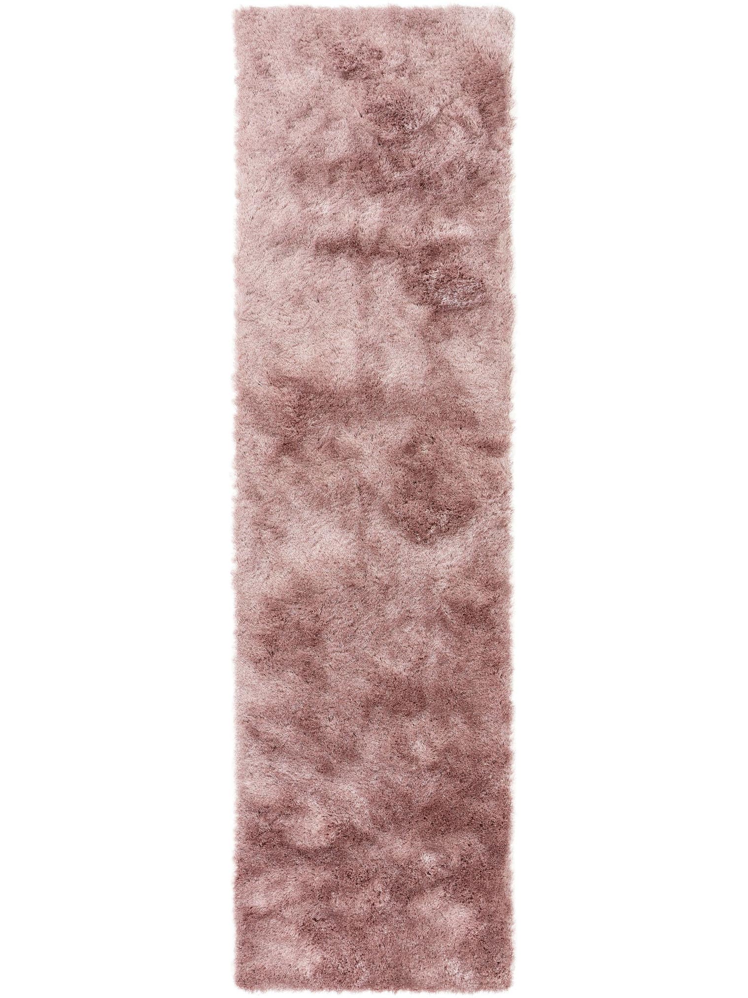 Teppich aus 100% Polyester in Rosa mit 31 bis 40 mm hohem Flor von benuta Nest