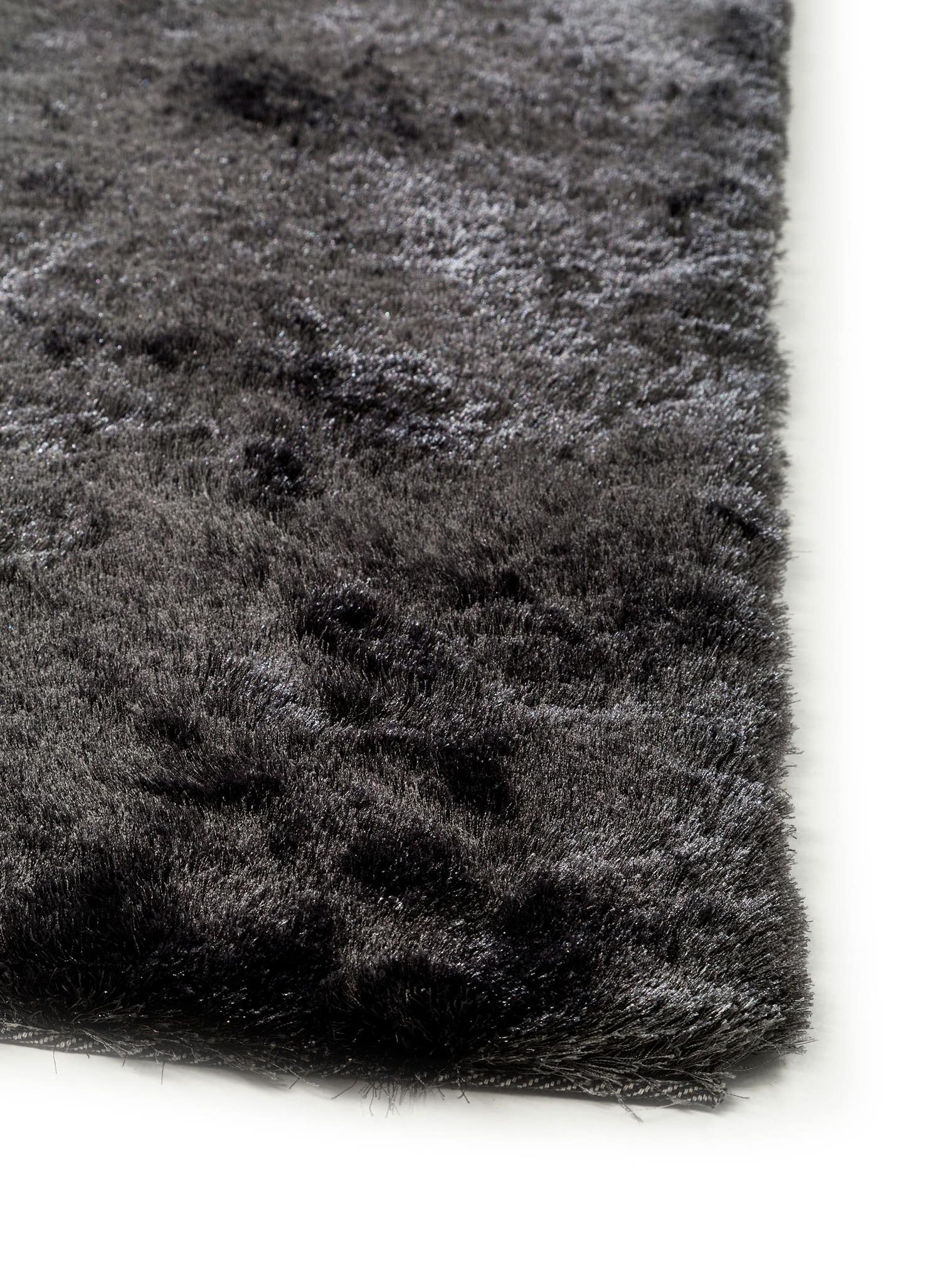 Teppich aus 100% Polyester in Grau mit 31 bis 40 mm hohem Flor von benuta Nest