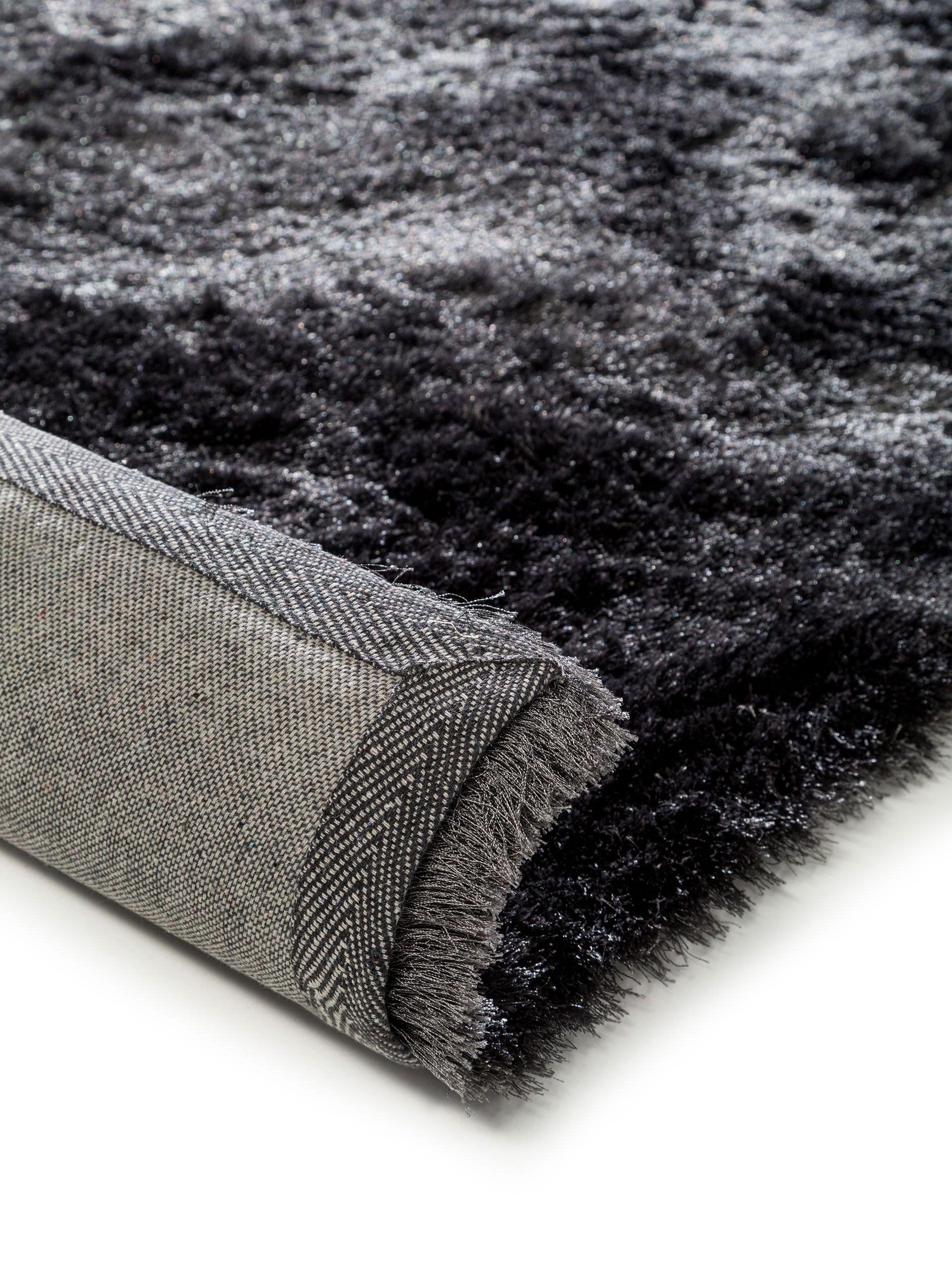Alfombra de 100% Poliéster en Gris con un pelo de {{Placeholder_Pile Height}} de altura de benuta Nest