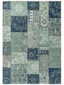 Flachgewebeteppich Frencie Blau/Grau