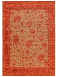 Flachgewebeteppich Frencie Rot