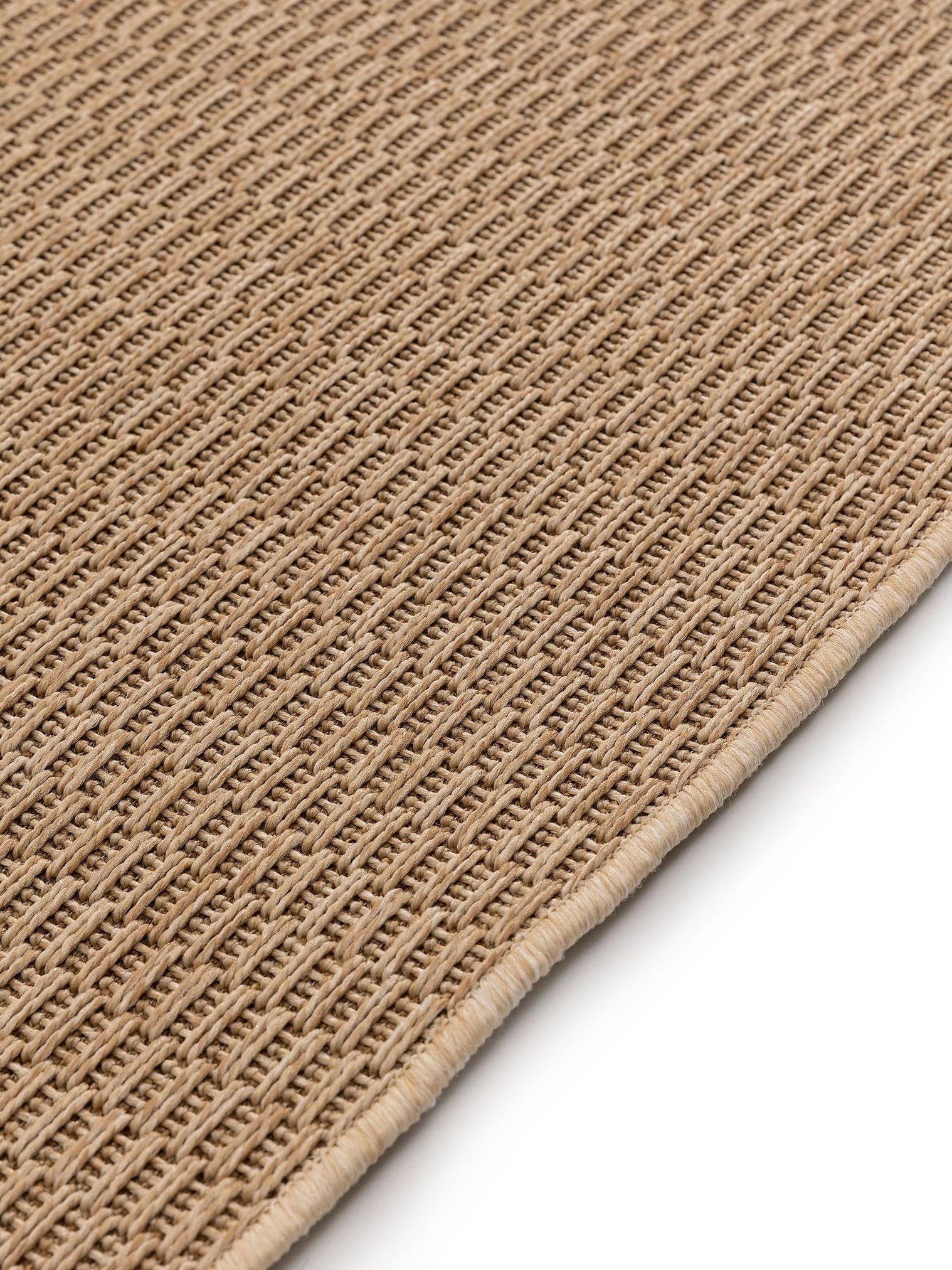 Teppich aus 100% Polypropylen in Beige mit 6 bis 10 mm hohem Flor von benuta Nest