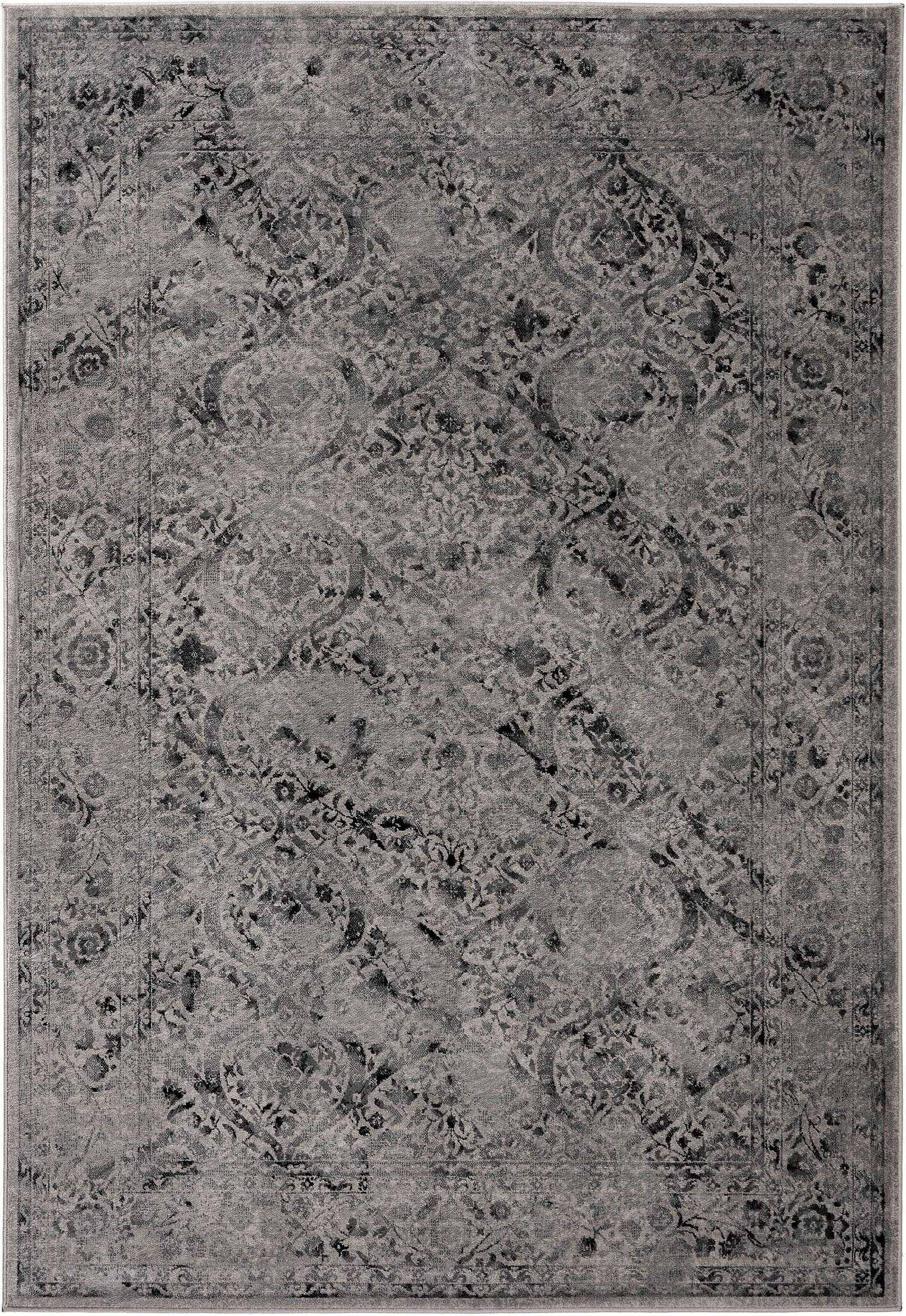 Rug made of 100% Polypropylene in Grey with a 1- 5 mm high pile by benuta