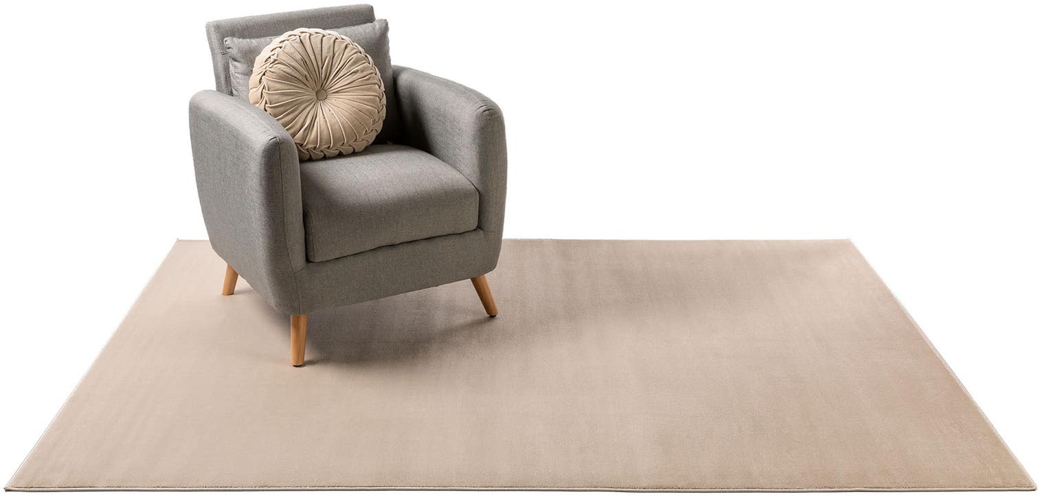 Tapijt van 100% Polypropyleen in Beige met een 1- 5 mm hoge pool van benuta