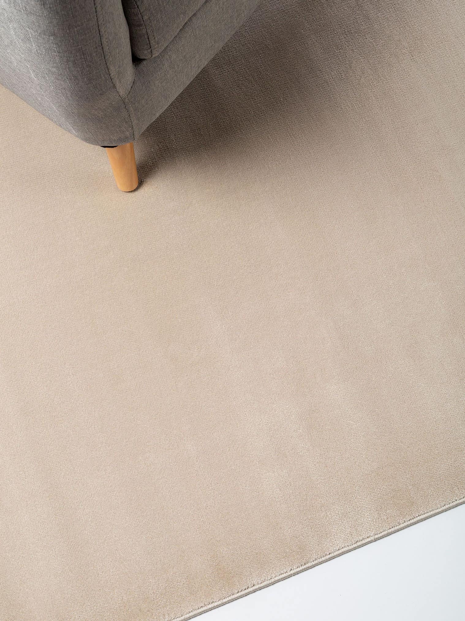 Tapijt van 100% Polypropyleen in Beige met een 1- 5 mm hoge pool van benuta
