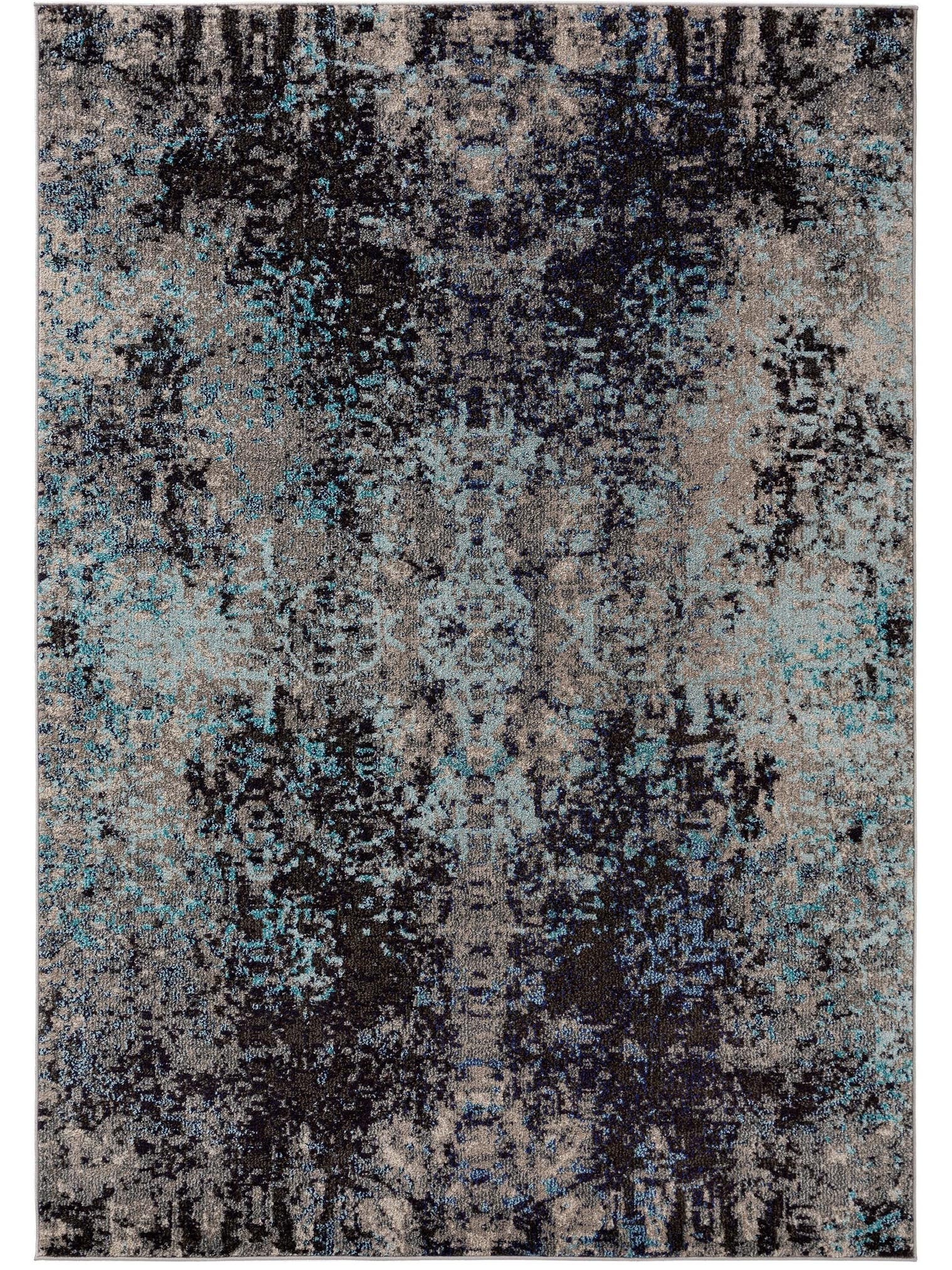 Teppich aus 100% Polypropylen in Grau mit 11 bis 20 mm hohem Flor von benuta Nest