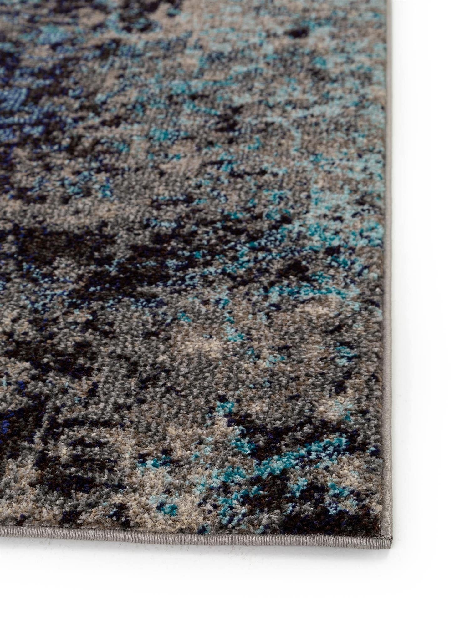 Teppich aus 100% Polypropylen in Grau mit 11 bis 20 mm hohem Flor von benuta Nest