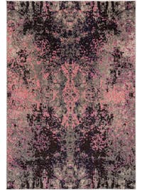 Teppich Casa Pink/Schwarz