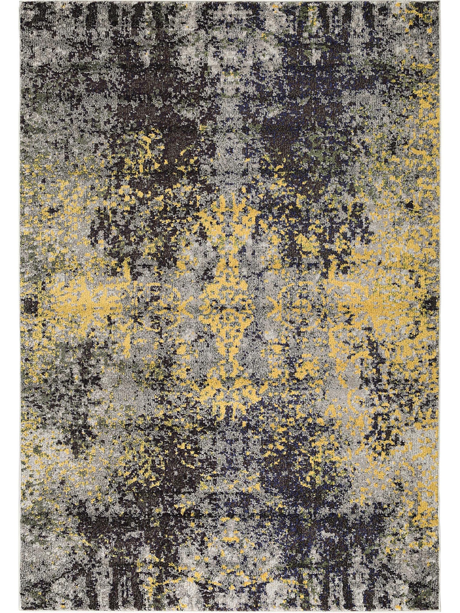 Teppich aus 100% Polypropylen in Grau mit 11 bis 20 mm hohem Flor von benuta Nest