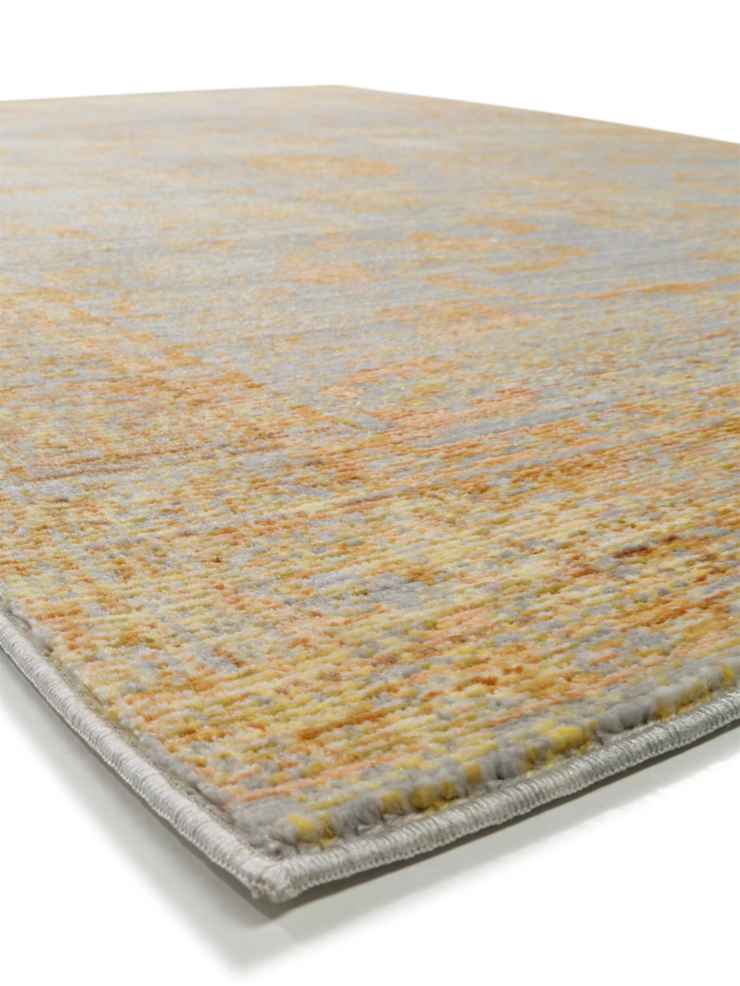 Tappeto di 100% Poliestere in Giallo con pelo alto 1- 5 mm da benuta Nest