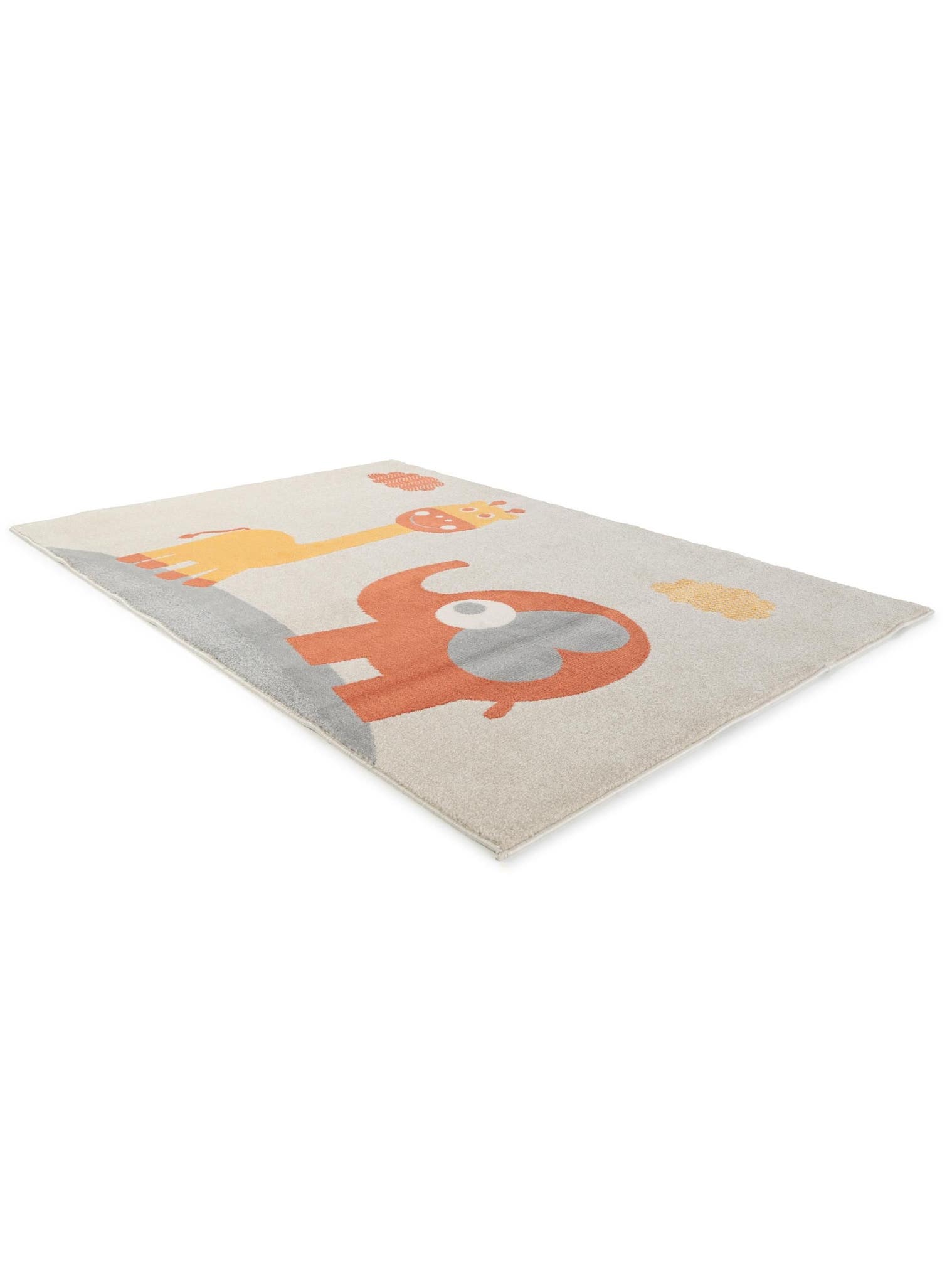 Teppich aus 100% Polypropylen in Orange mit 11 bis 20 mm hohem Flor von benuta