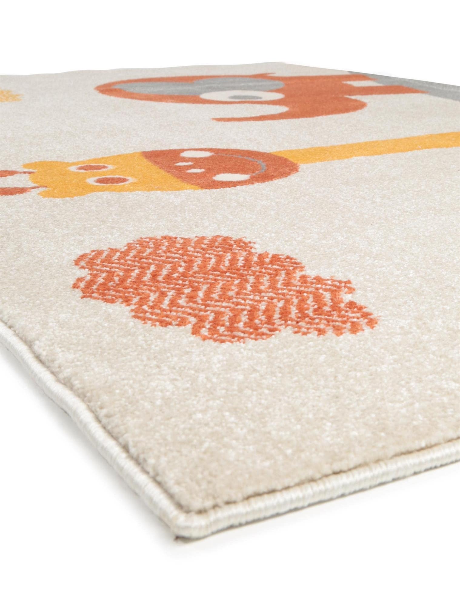 Teppich aus 100% Polypropylen in Orange mit 11 bis 20 mm hohem Flor von benuta