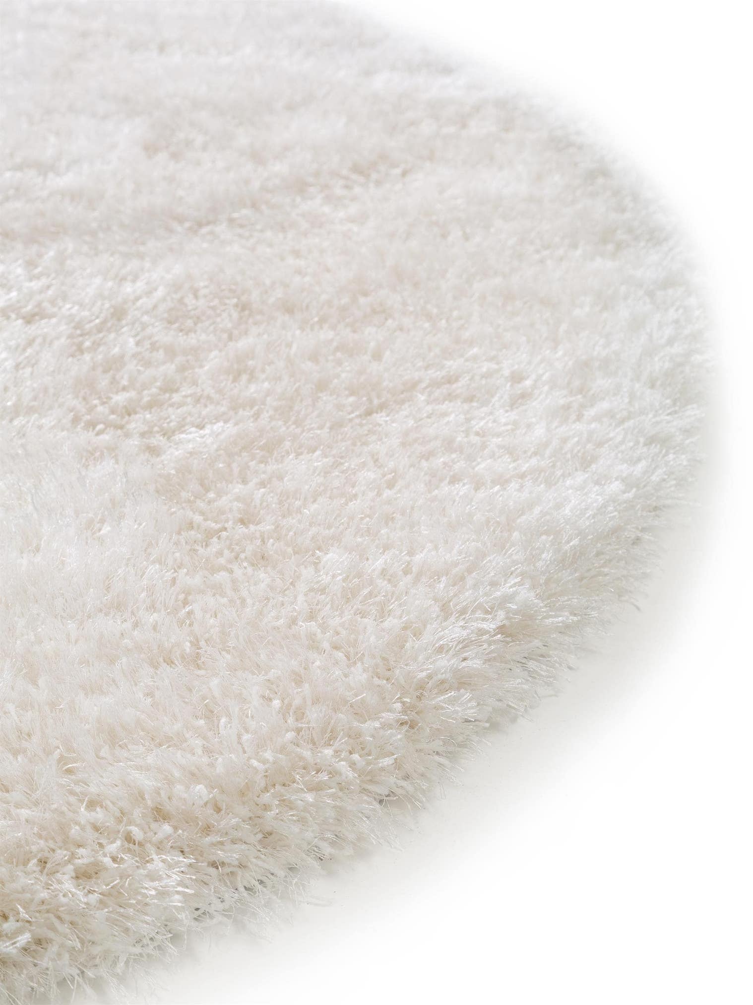 Teppich aus 50% Polyester, 50% Polypropylen in Weiß mit 51 bis 60 mm hohem Flor von benuta Pop