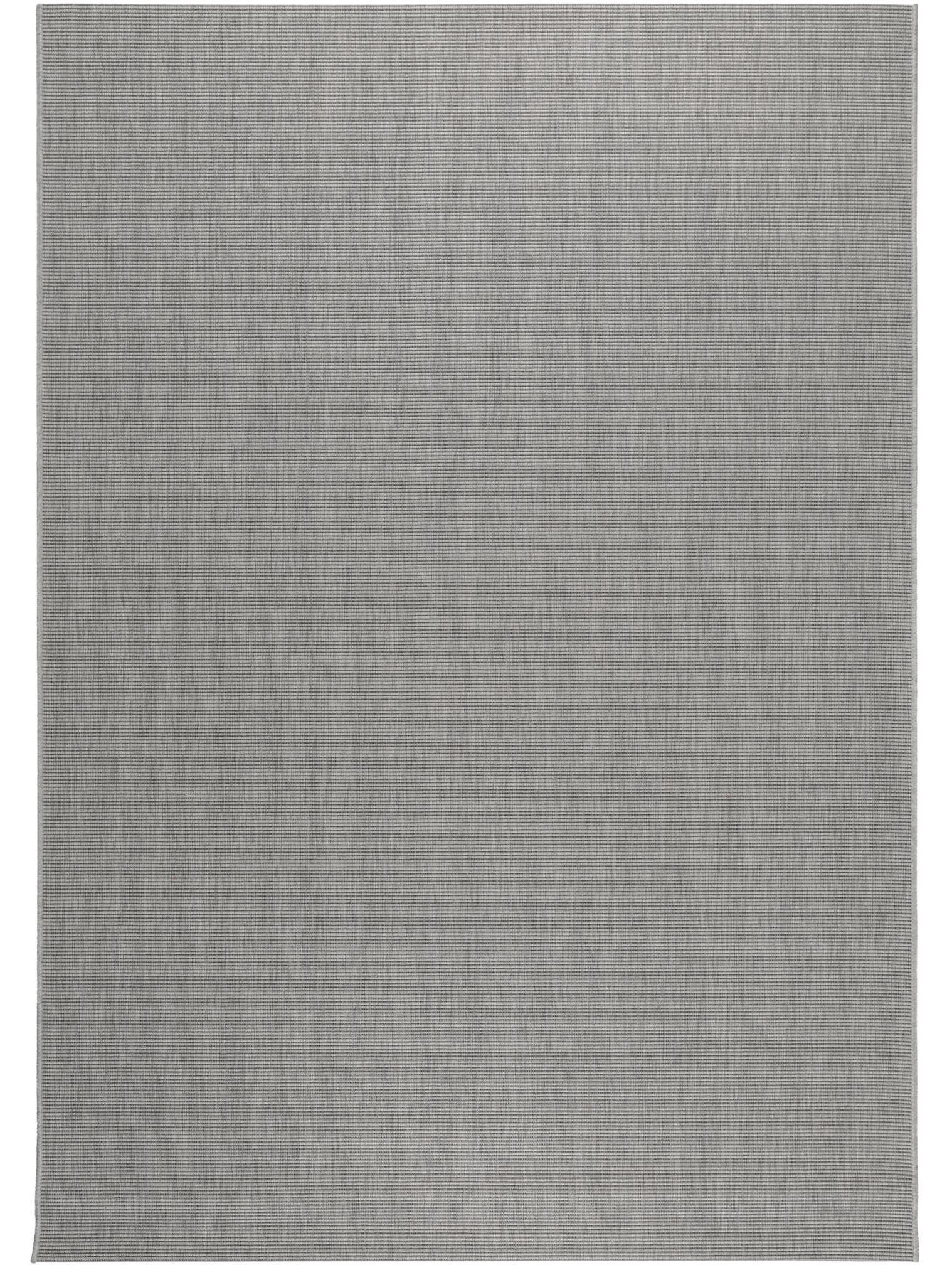 Teppich aus 100% Polypropylen in Grau mit 6 bis 10 mm hohem Flor von benuta Nest