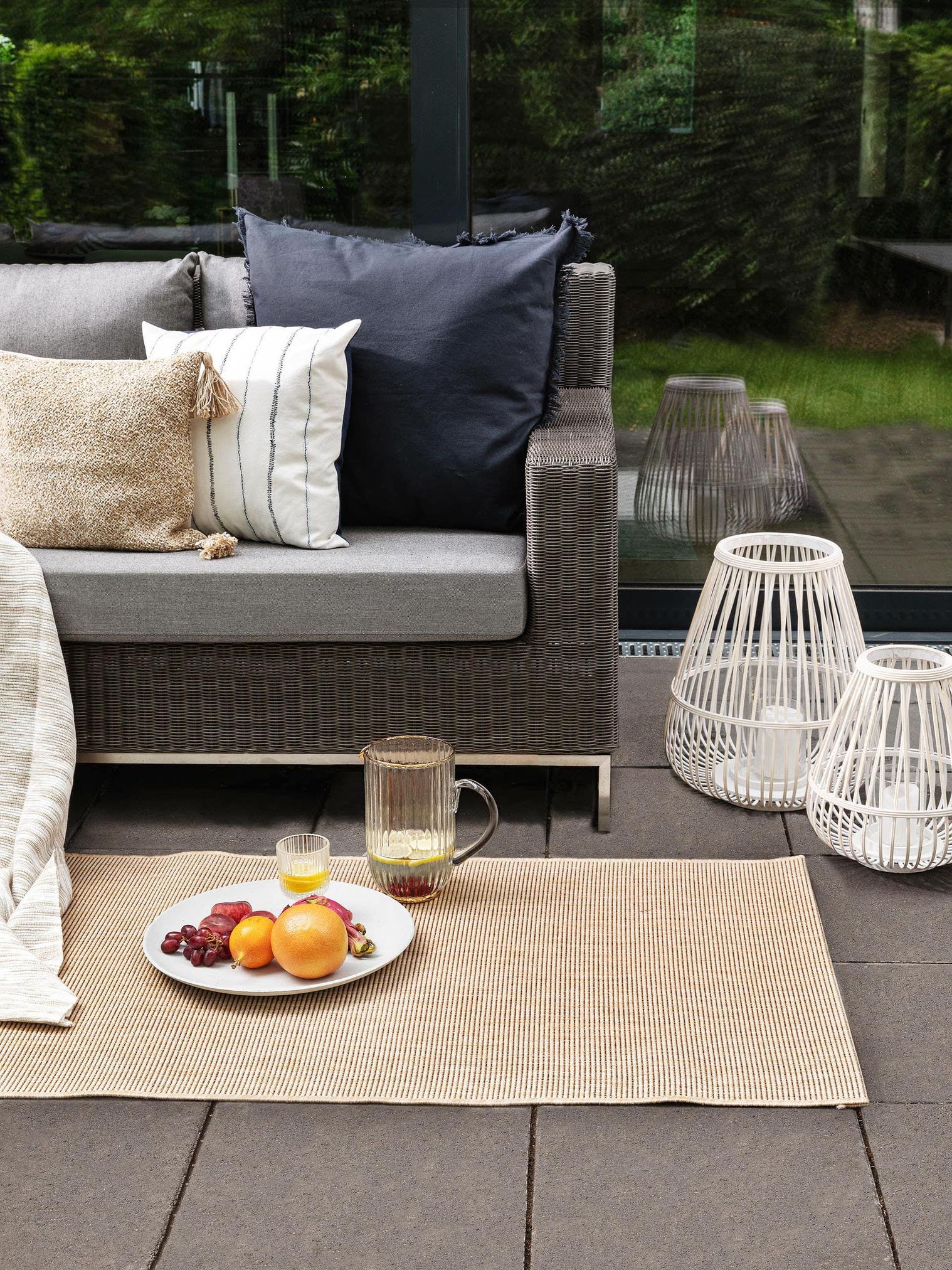 Teppich aus 100% Polypropylen in Beige mit 6 bis 10 mm hohem Flor von benuta Nest