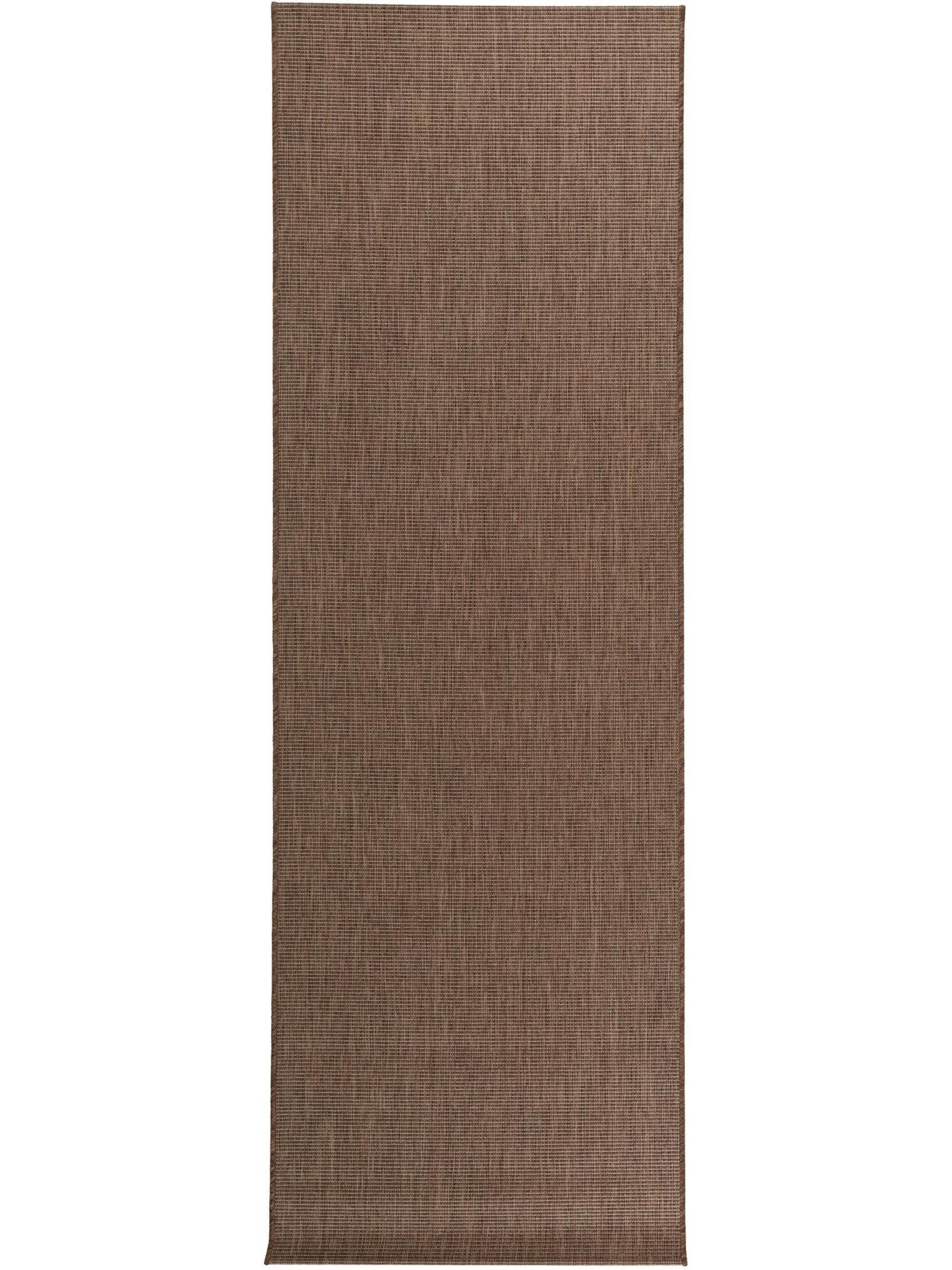 Teppich aus 100% Polypropylen in Braun mit 6 bis 10 mm hohem Flor von benuta Nest