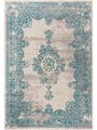 In- & Outdoor Rug Antique Beige/Turquoise