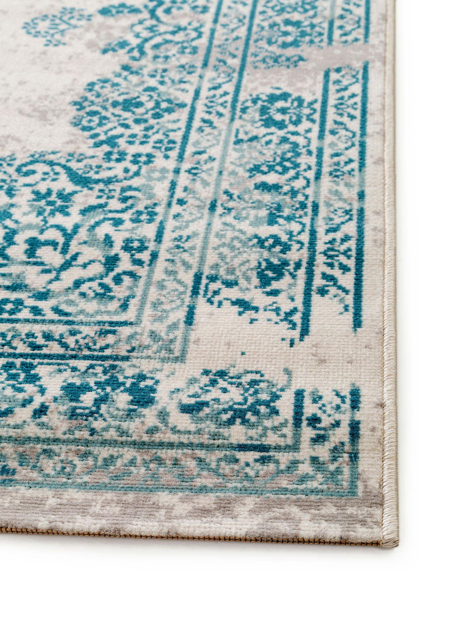 Rug made of 100% Polypropylene in Beige with a 1- 5 mm high pile by benuta Nest