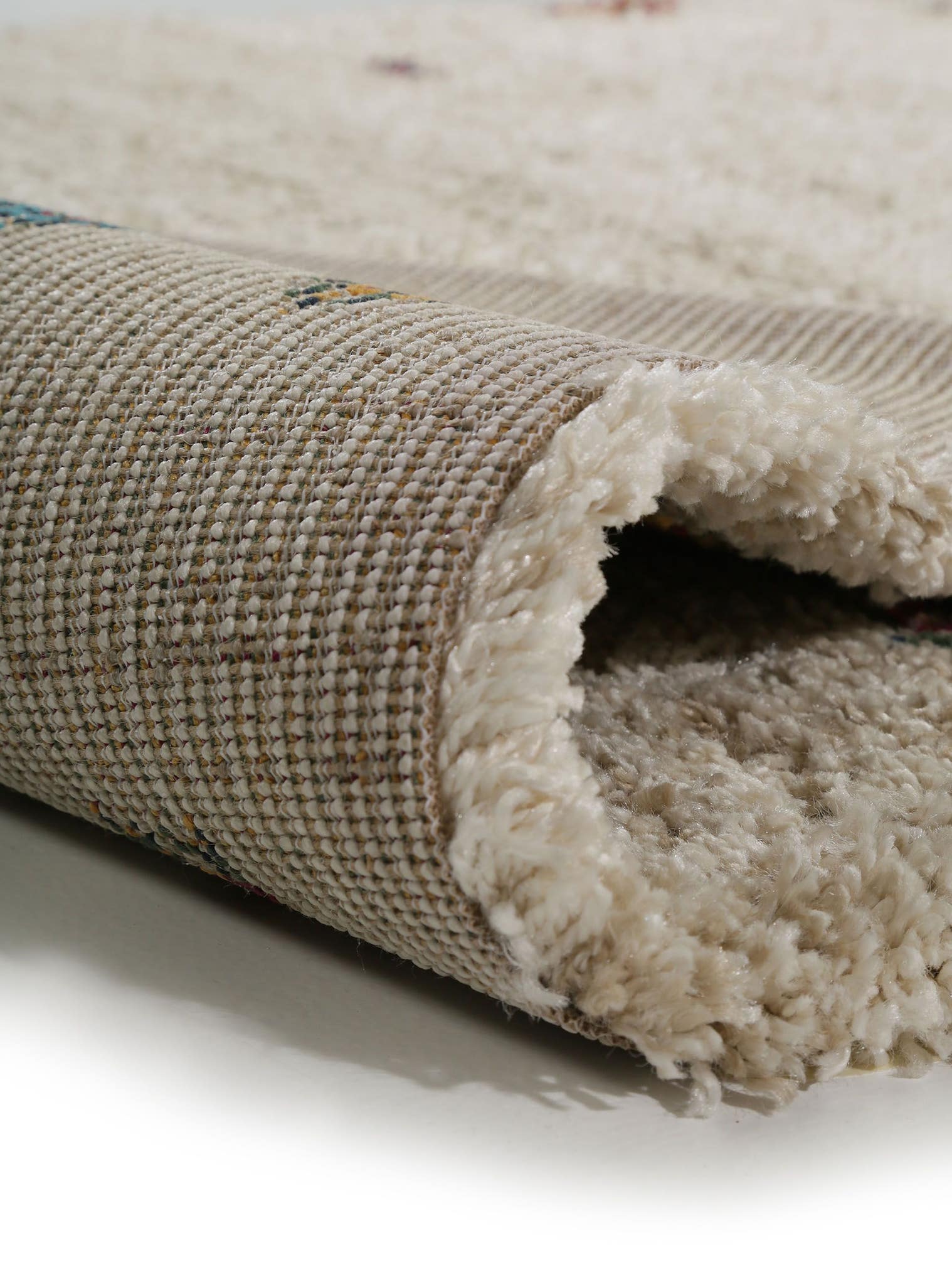 Tapis en 100% Polypropylène en Beige avec une pile de 21 - 30 mm de hauteur de benuta Nest