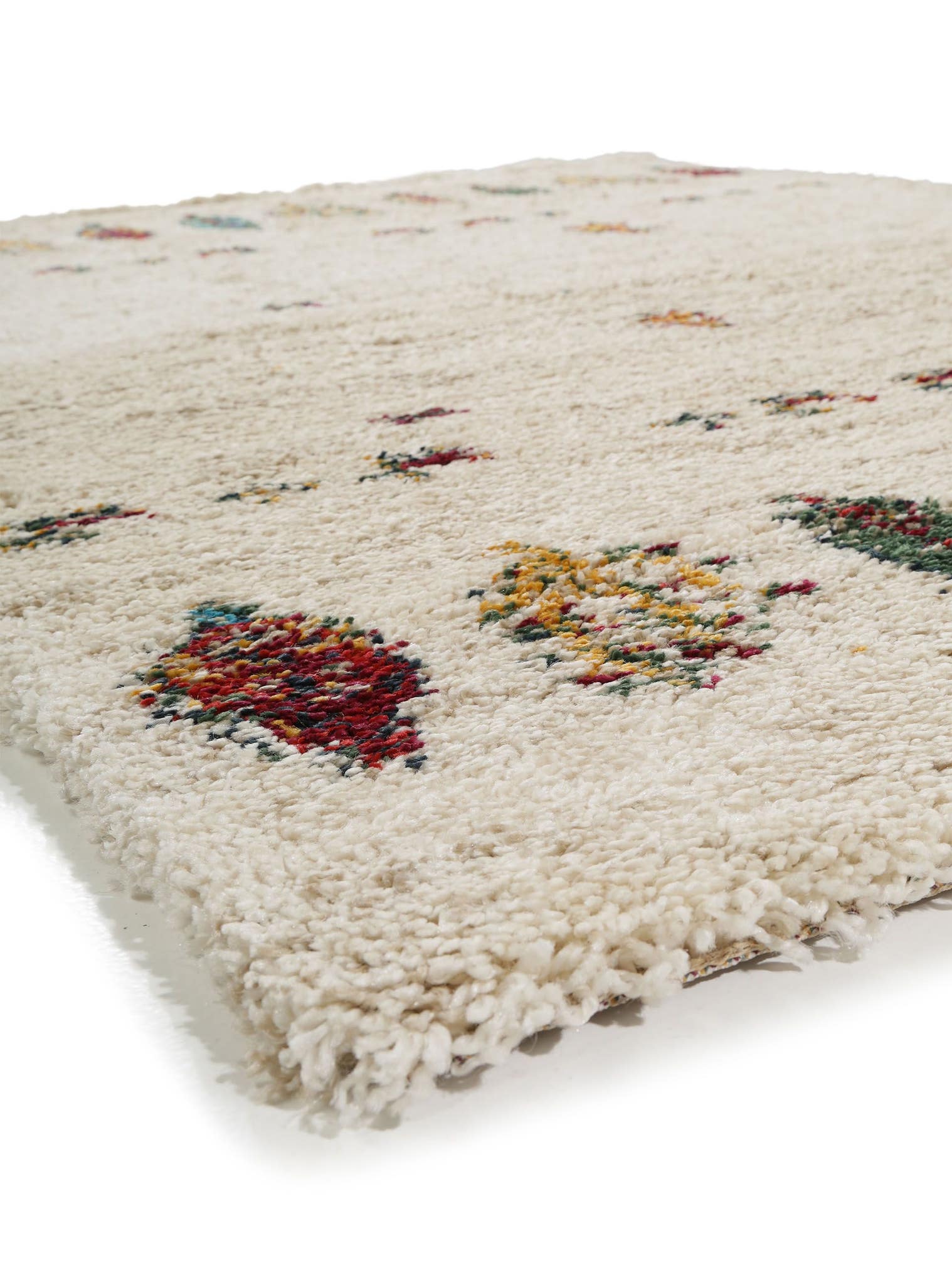 Tapis en 100% Polypropylène en Beige avec une pile de 21 - 30 mm de hauteur de benuta Nest