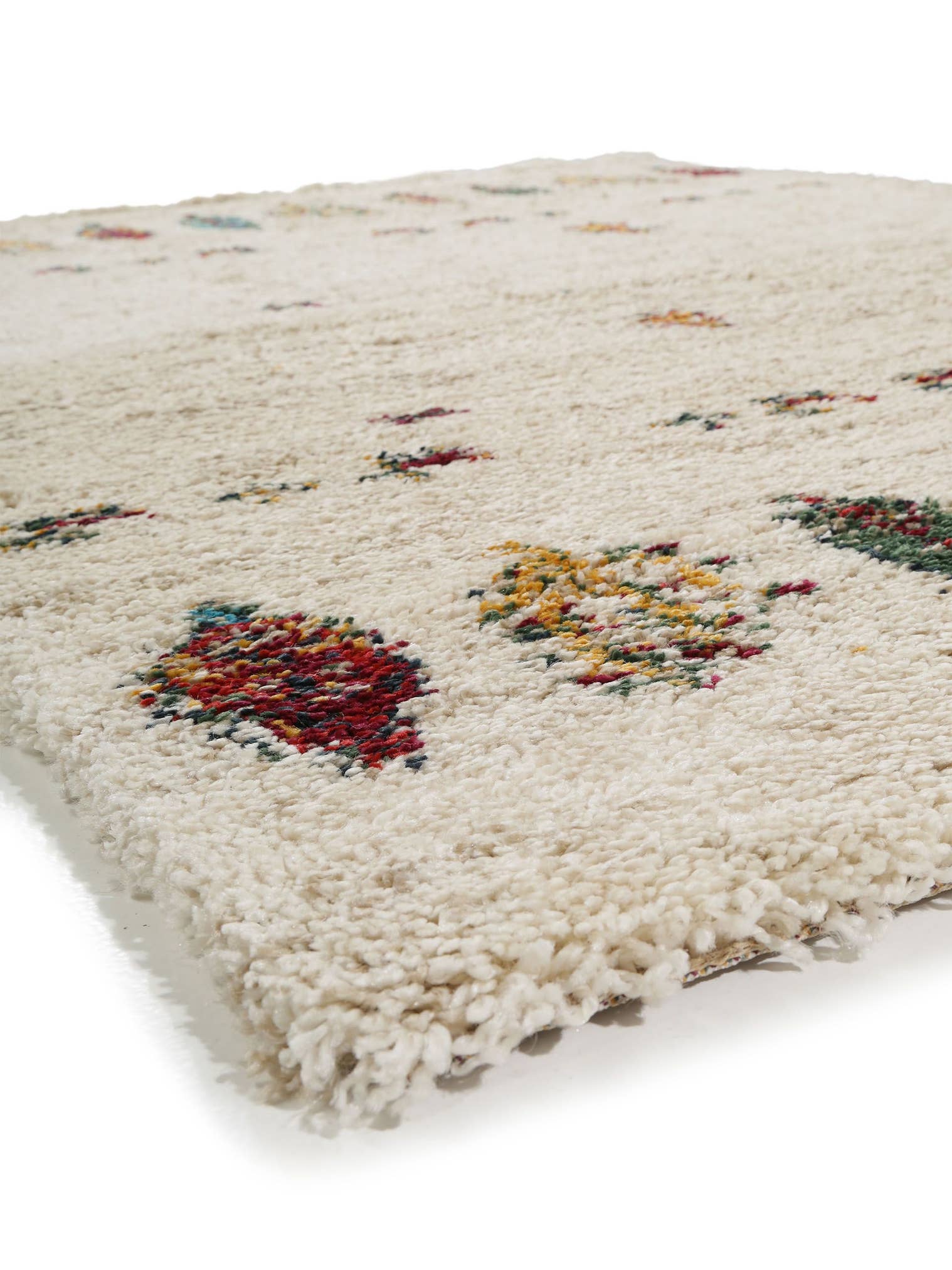 Teppich aus 100% Polypropylen in Beige mit 21 bis 30 mm hohem Flor von benuta Nest