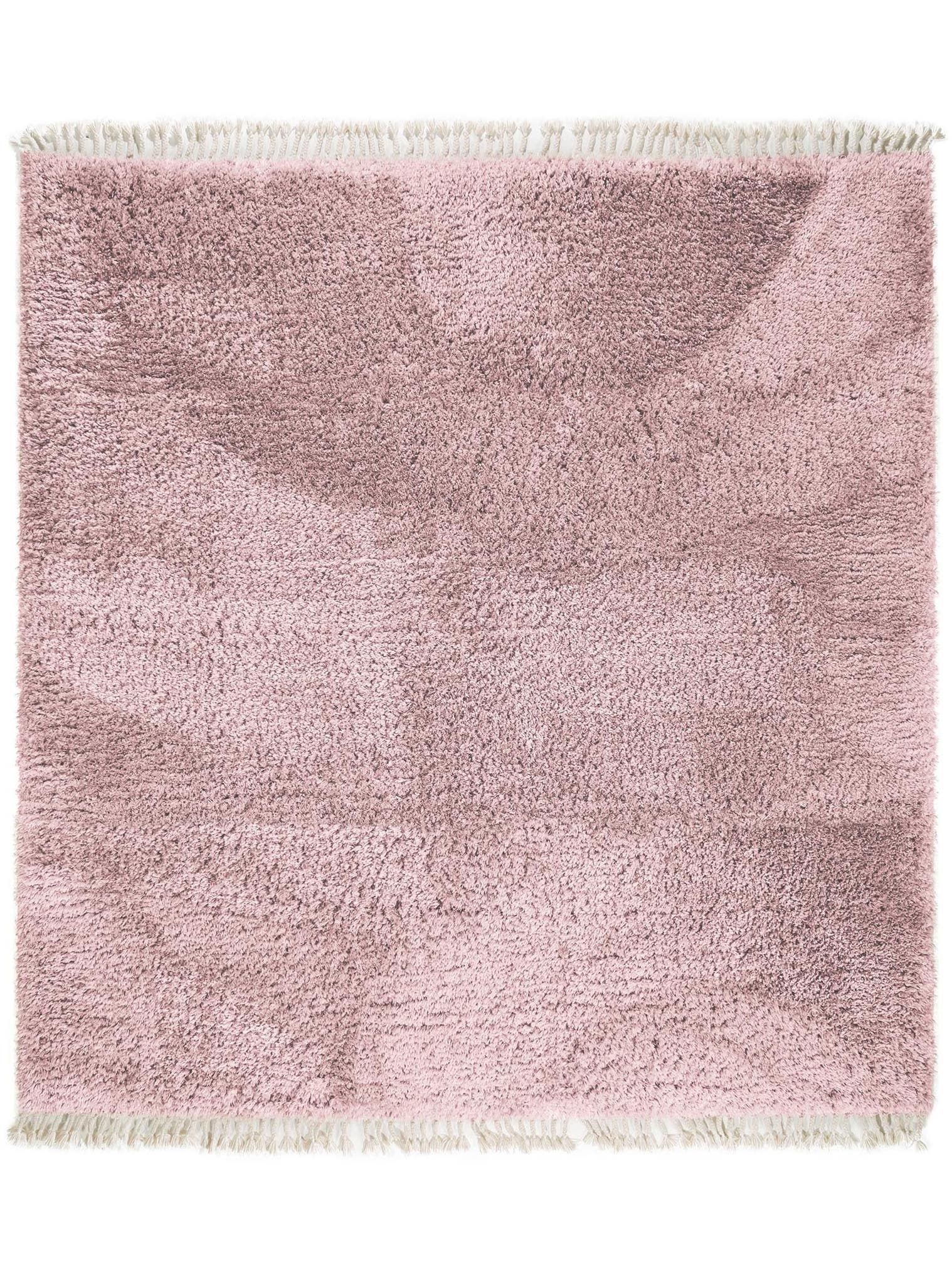 Teppich aus 100% Polyester in Rosa mit 41 bis 50 mm hohem Flor von benuta Pop