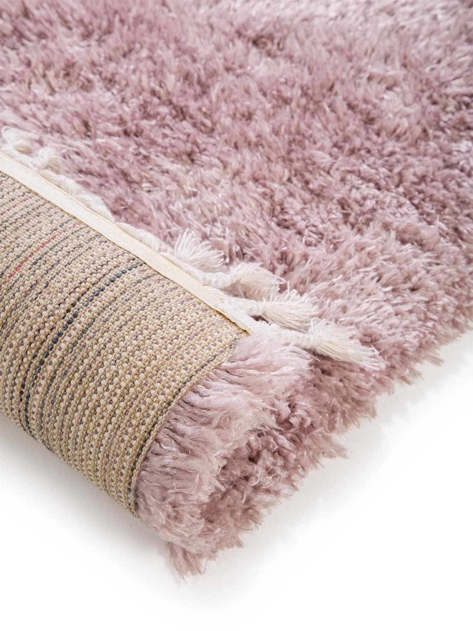 Teppich aus 100% Polyester in Rosa mit 41 bis 50 mm hohem Flor von benuta Pop