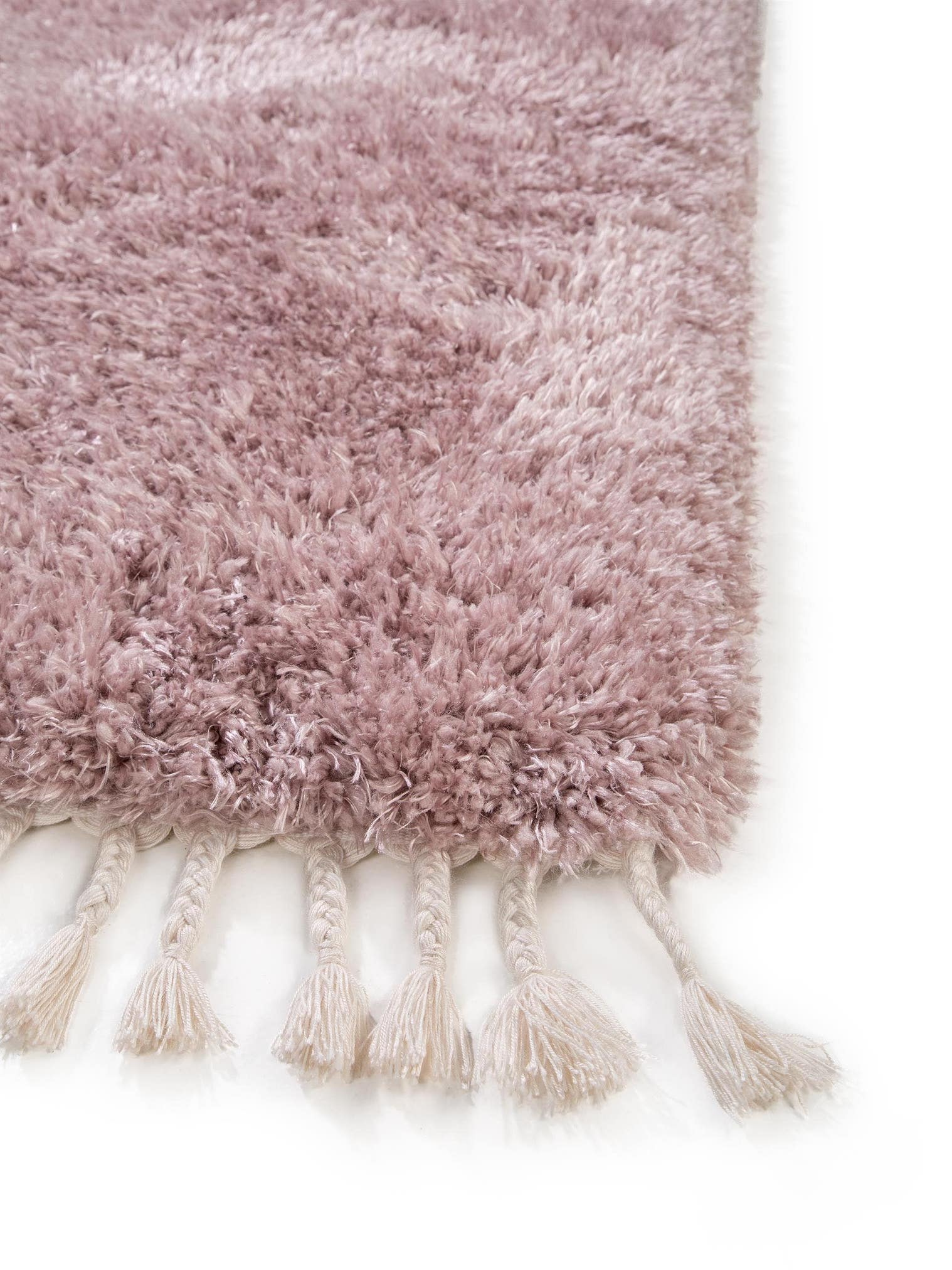 Teppich aus 100% Polyester in Rosa mit 41 bis 50 mm hohem Flor von benuta Pop