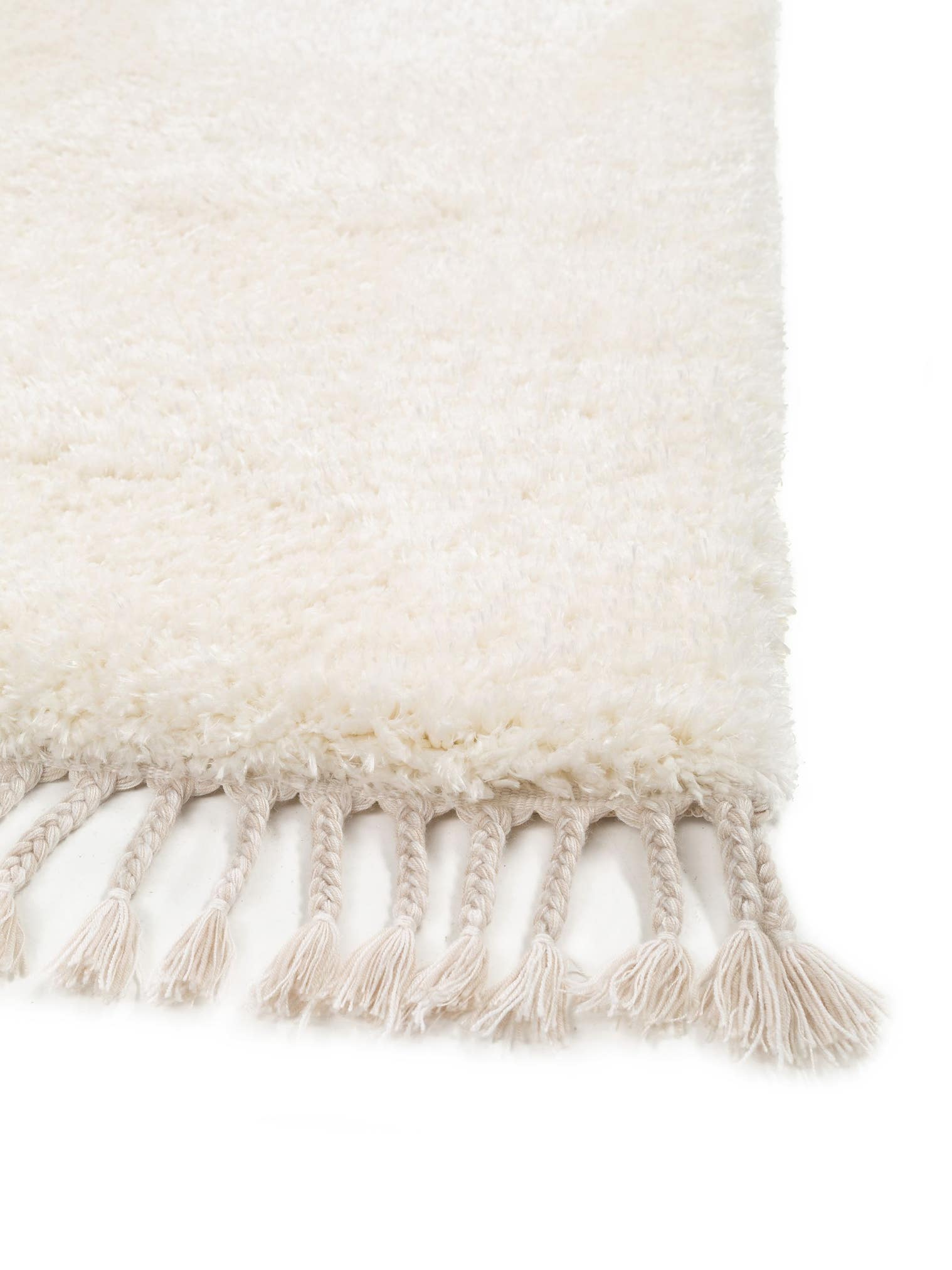 Teppich aus 100% Polyester in Beige mit 41 bis 50 mm hohem Flor von benuta Pop